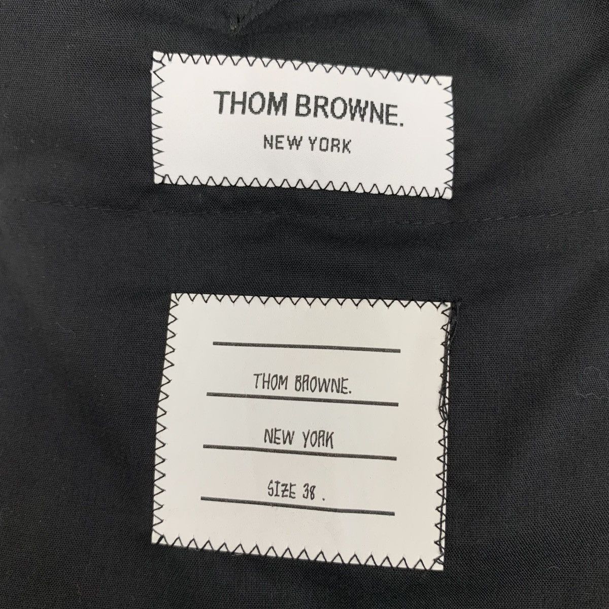 Thom Browne THOM BROWNE Grey Wool Straight Leg Trousers K26WX Size 28" / US 6 / IT 42 - 6 Thumbnail