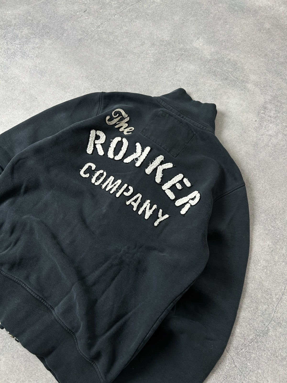 THE ROKKER COMPANY The Rokker Company zip-sweatshirt mens big logo Size US L / EU 52-54 / 3 - 4 Thumbnail