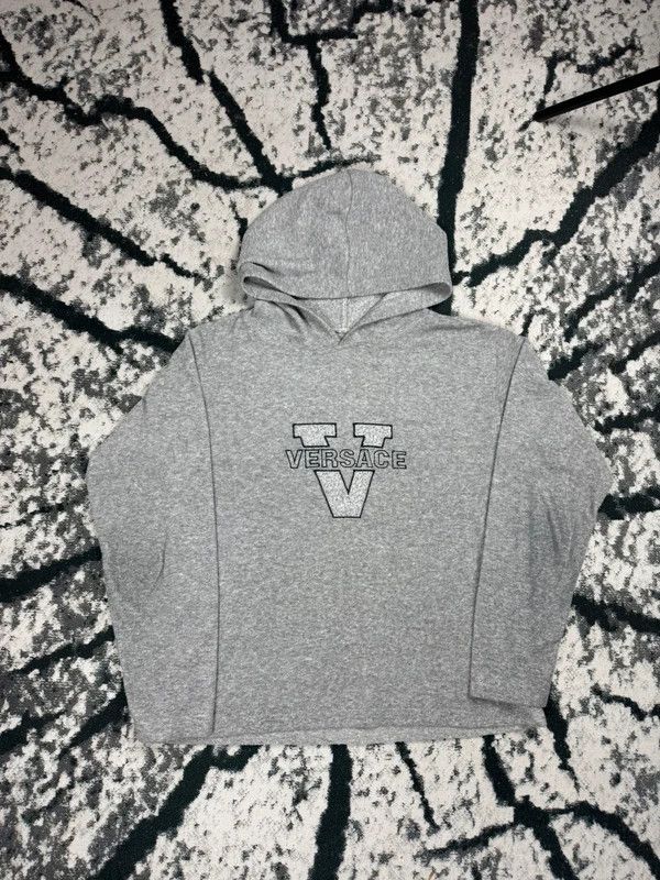 Versace Vintage Versace fleece sweatshirt gray S Size US S / EU 44-46 / 1 - 1 Thumbnail