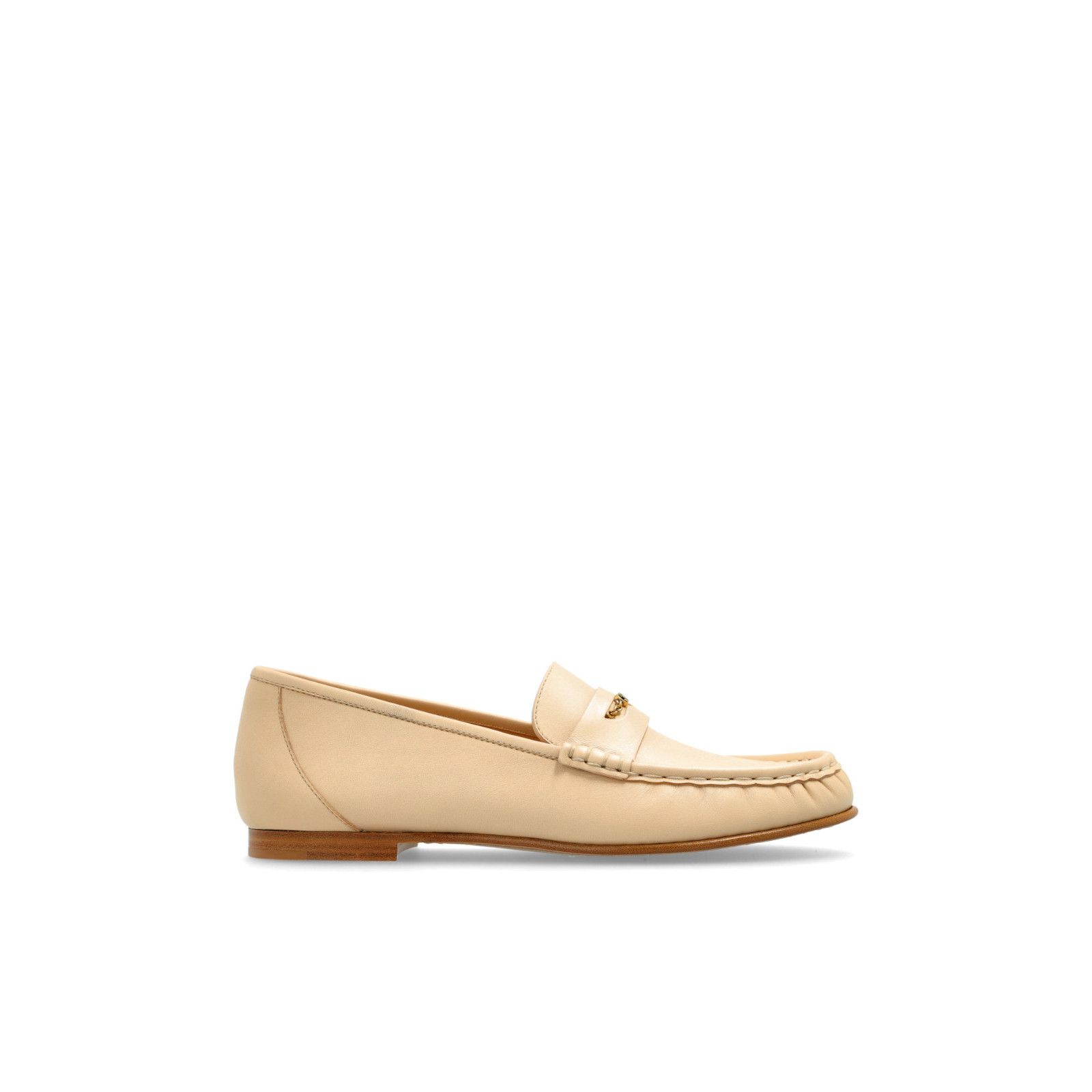 Chloe Ivory Cream Leather Loafers New & Authentic (Women's s