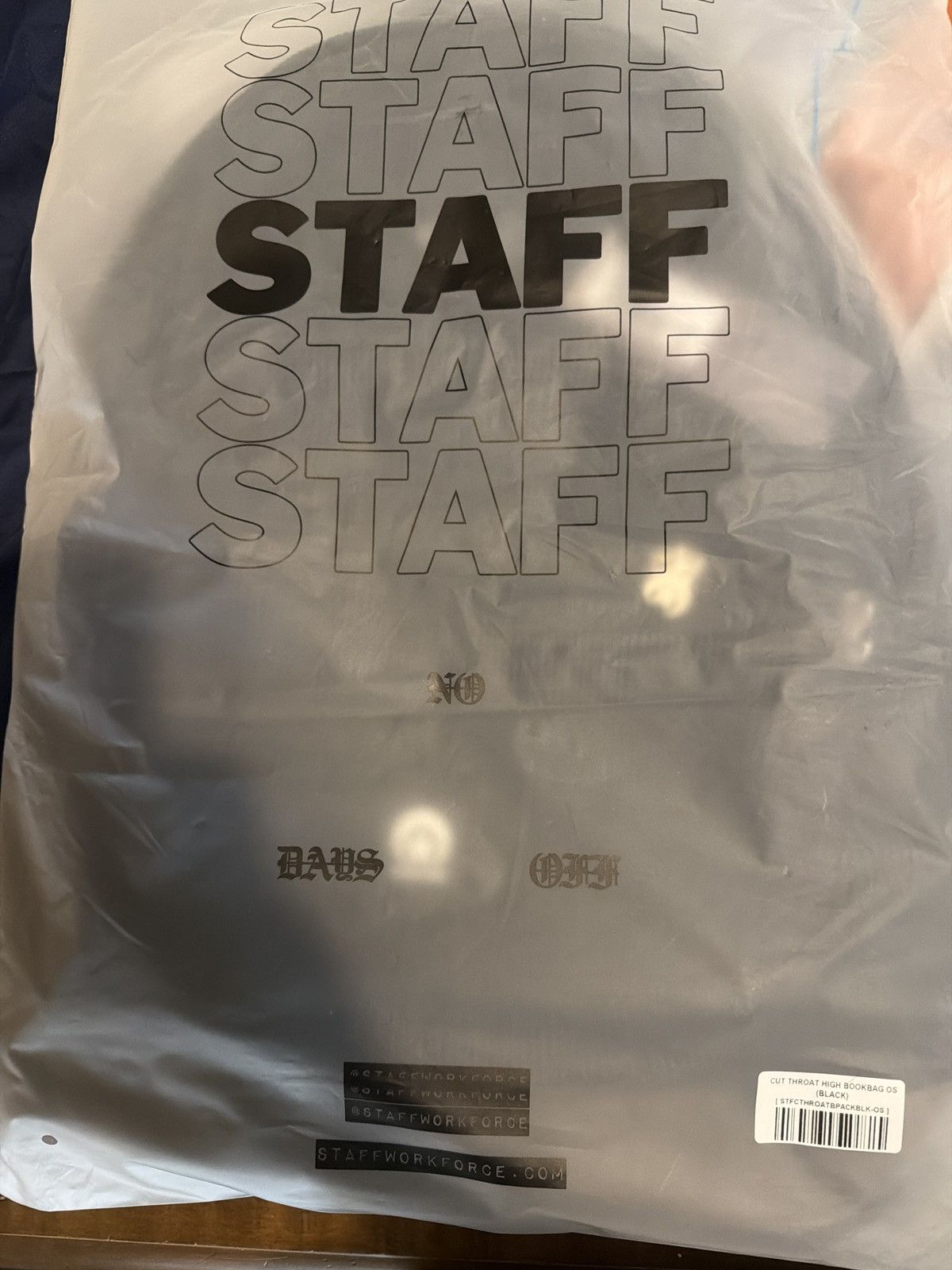 STAFF WORKFORCE Cut throat high bookbag Size ONE SIZE - 3 Thumbnail