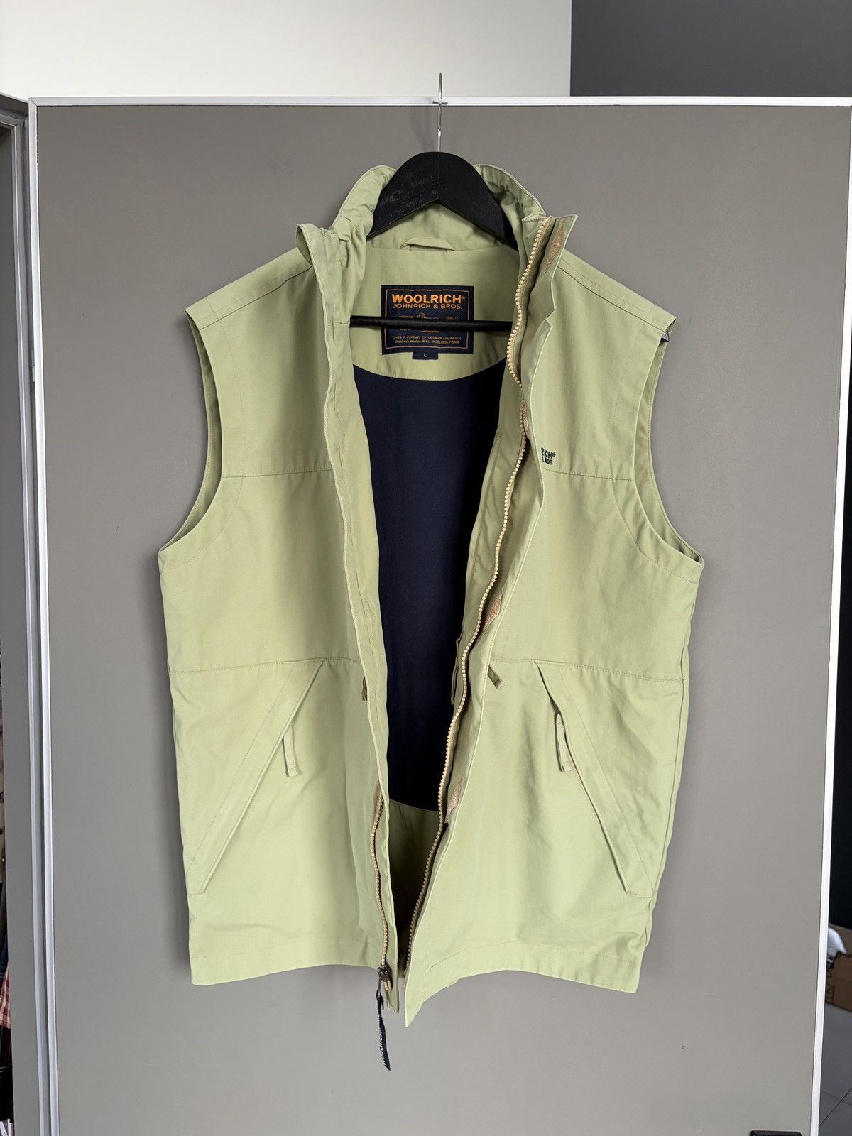 Woolrich Woolen Mills Woolrich Green Multicpocket Cargo Vest Size US L / EU 52-54 / 3 - 13 Thumbnail