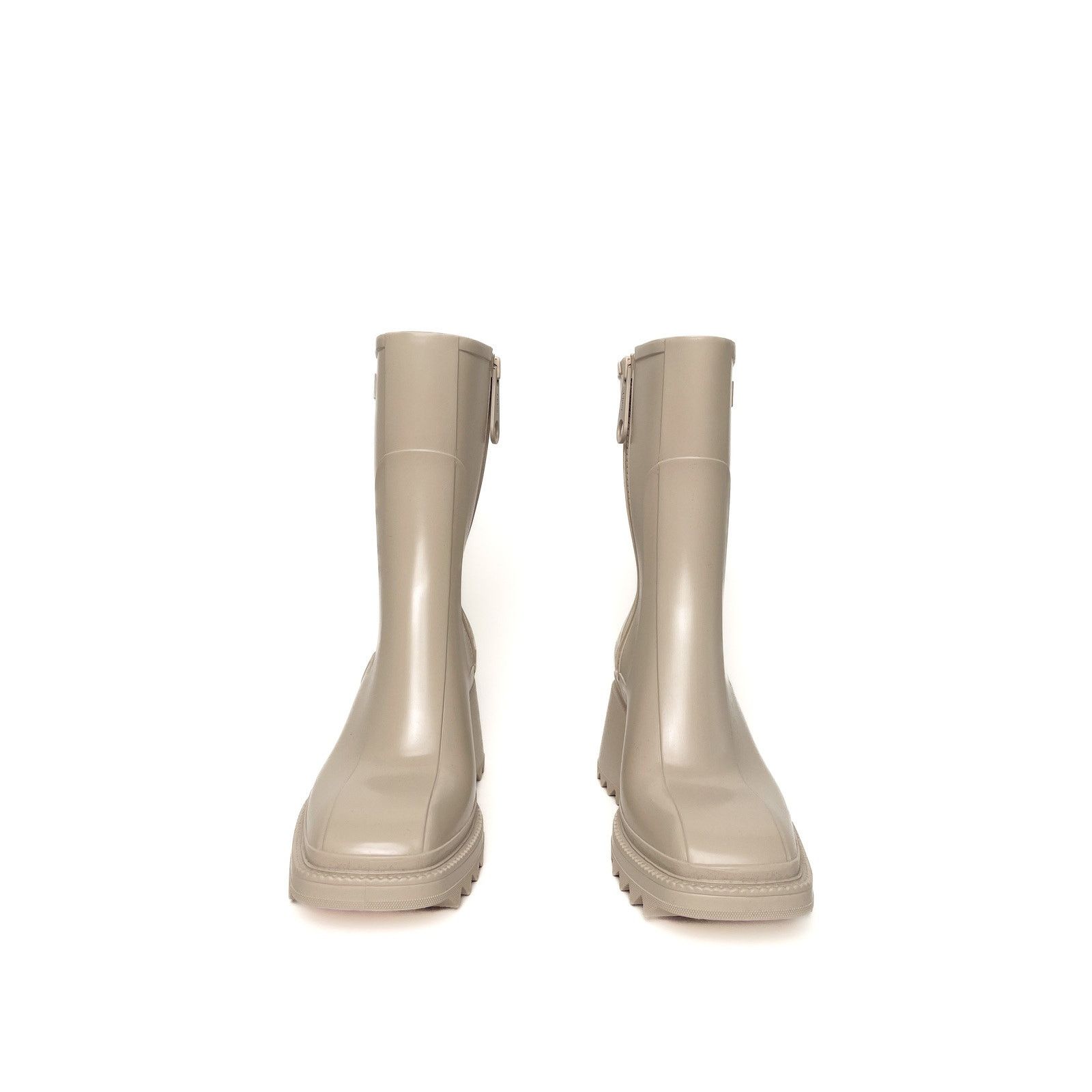 Chloe Grey Rubber Boots Size US 8.5 / IT 38.5 - 2 Thumbnail