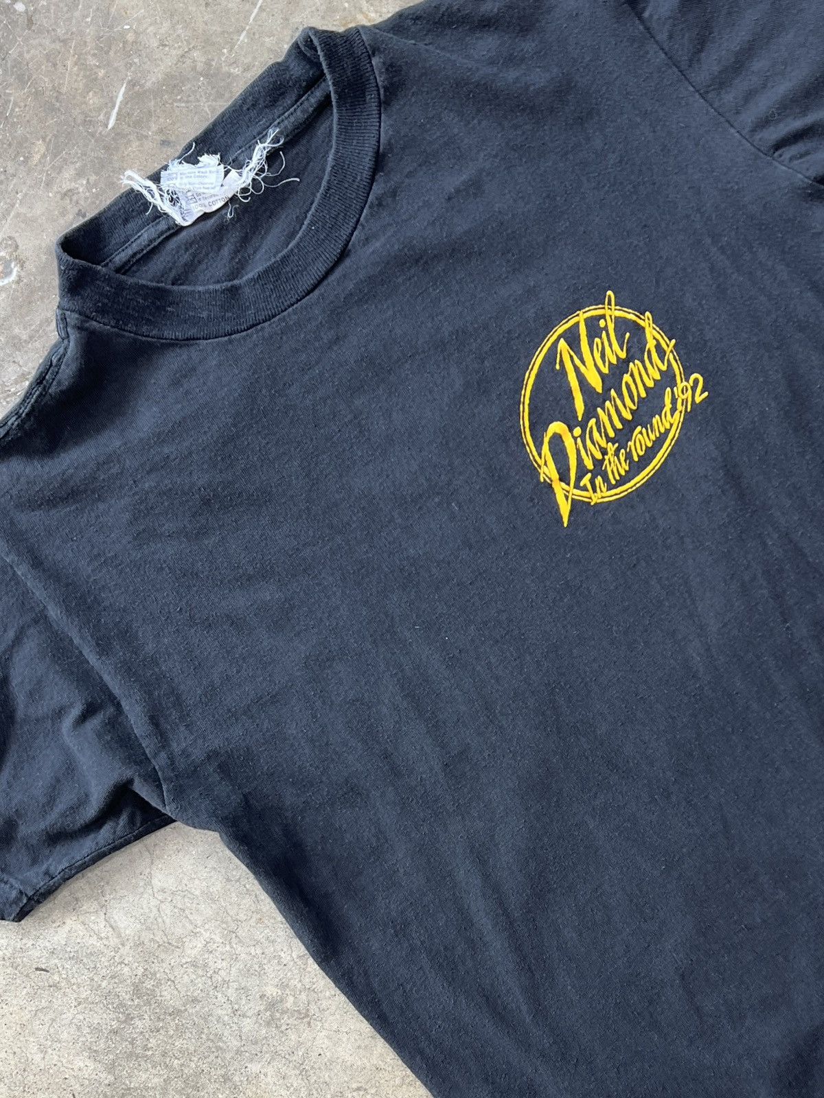 Band Tees × Vintage Vintage 1992 Neil Diamond Single Stitch Tour Tee Medium Size US M / EU 48-50 / 2 - 4 Thumbnail
