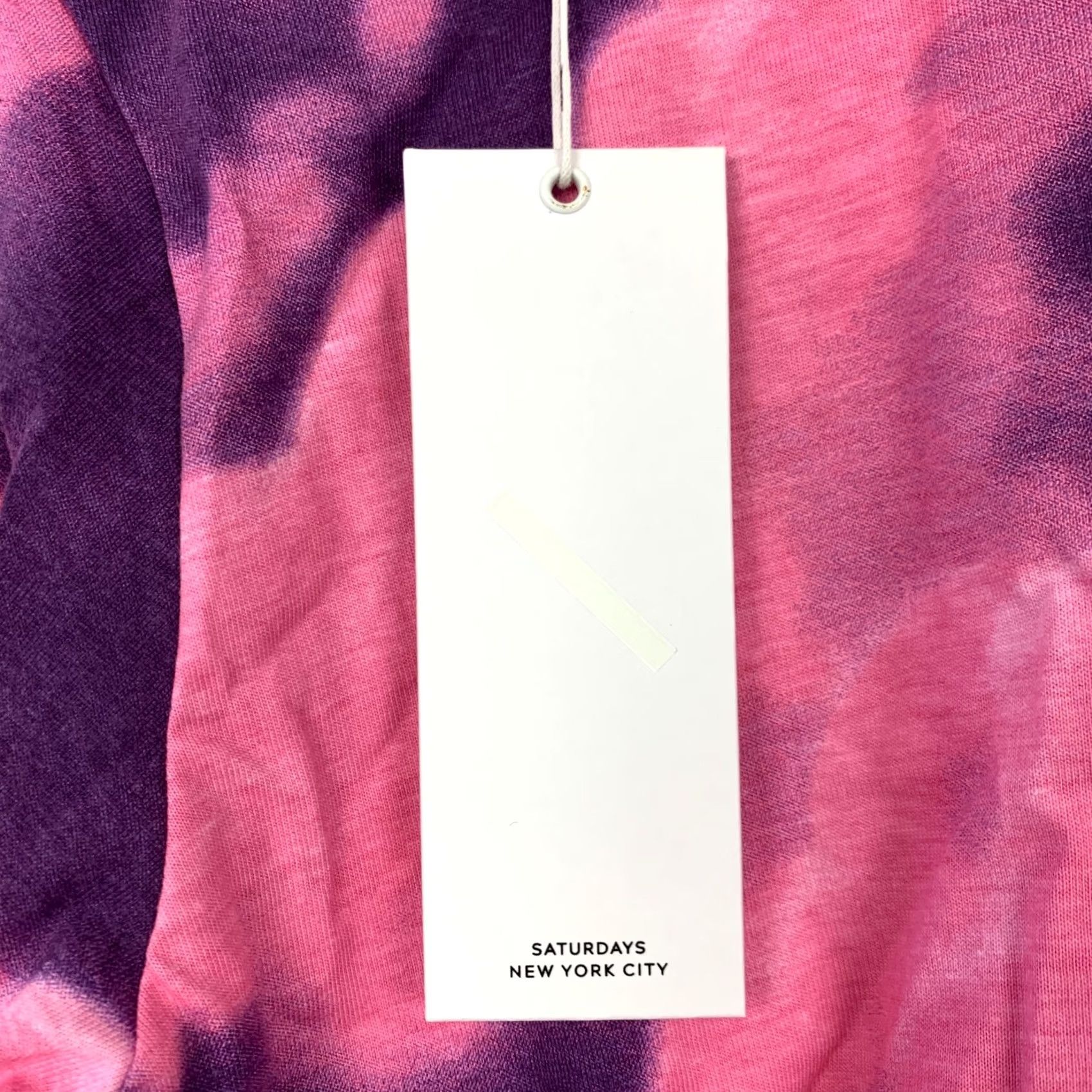 Saturdays NYC Saturdays NYC Tie Dye Pink Purple Long Sleeve Tee Shirt Small Size S / US 4 / IT 40 - 6 Thumbnail