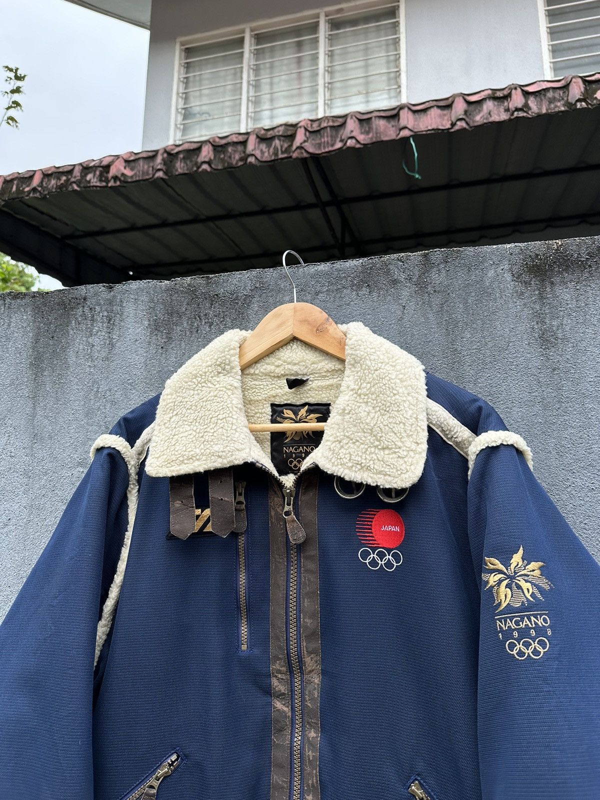 Vintage Vintage Mizuno 1998 Nagano Winter Olympic Japan Team Jacket Size US S / EU 44-46 / 1 - 5 Thumbnail