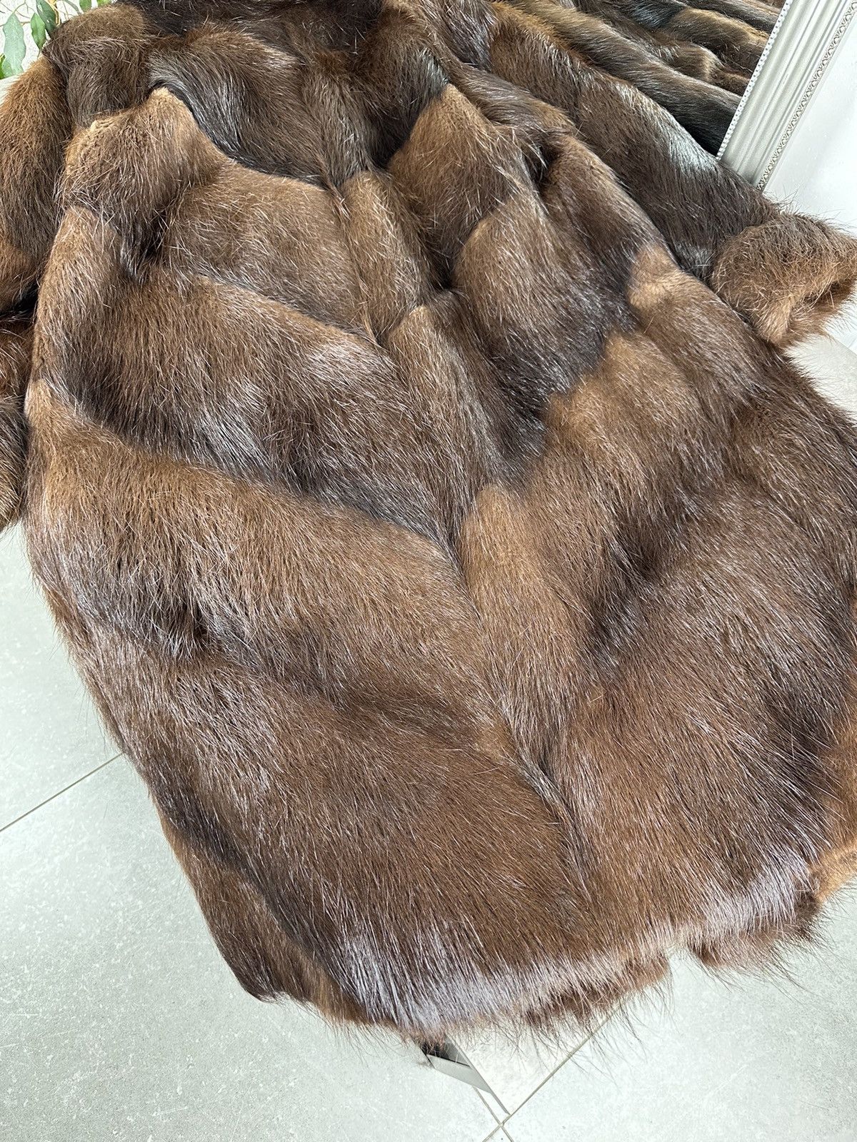 Japanese Brand Vintage Natural Fur Coat Size M / US 6-8 / IT 42-44 - 10 Thumbnail