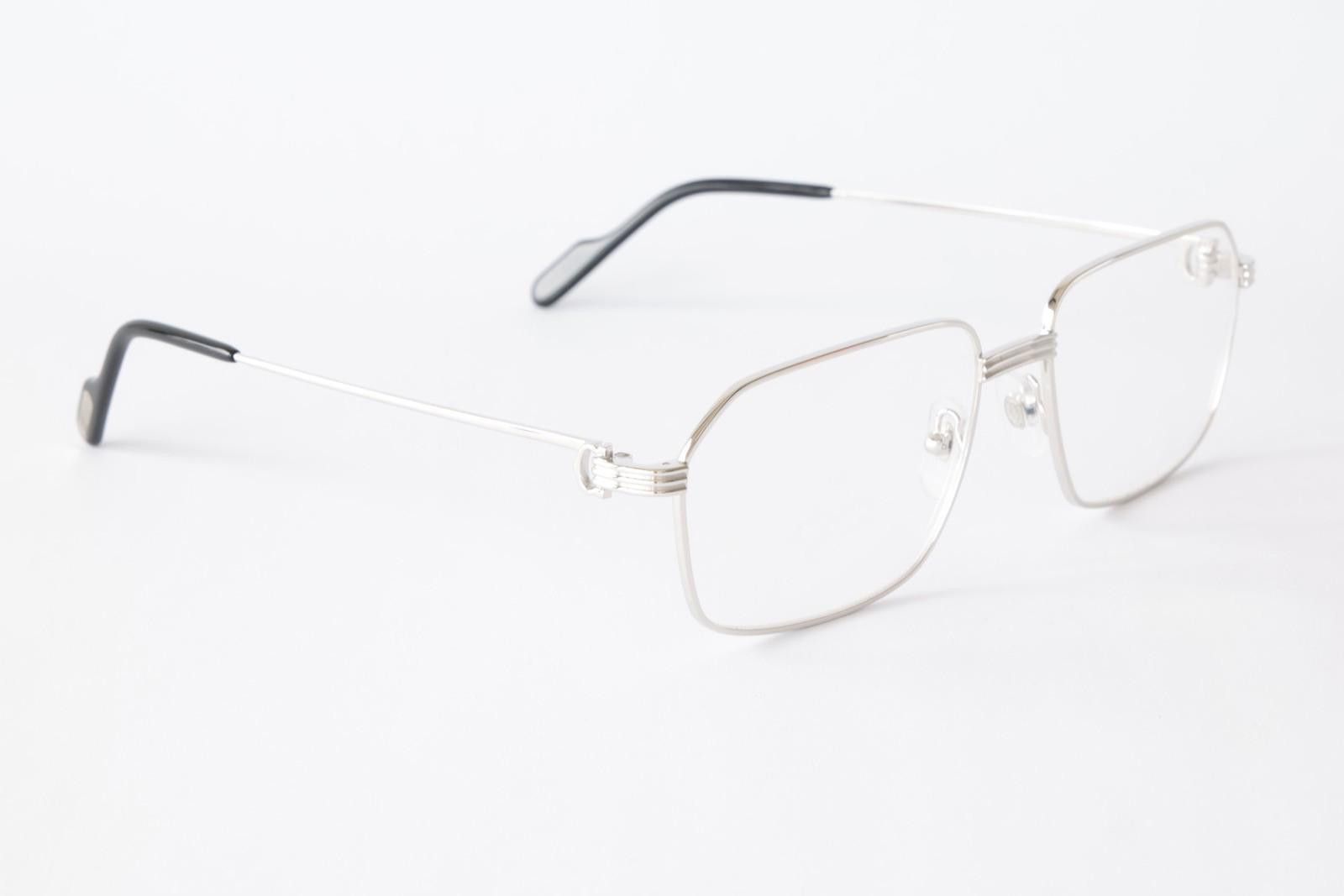 Cartier New Cartier eyewear optical eyeglasses CT0445O 004 silver Size ONE SIZE - 8 Thumbnail