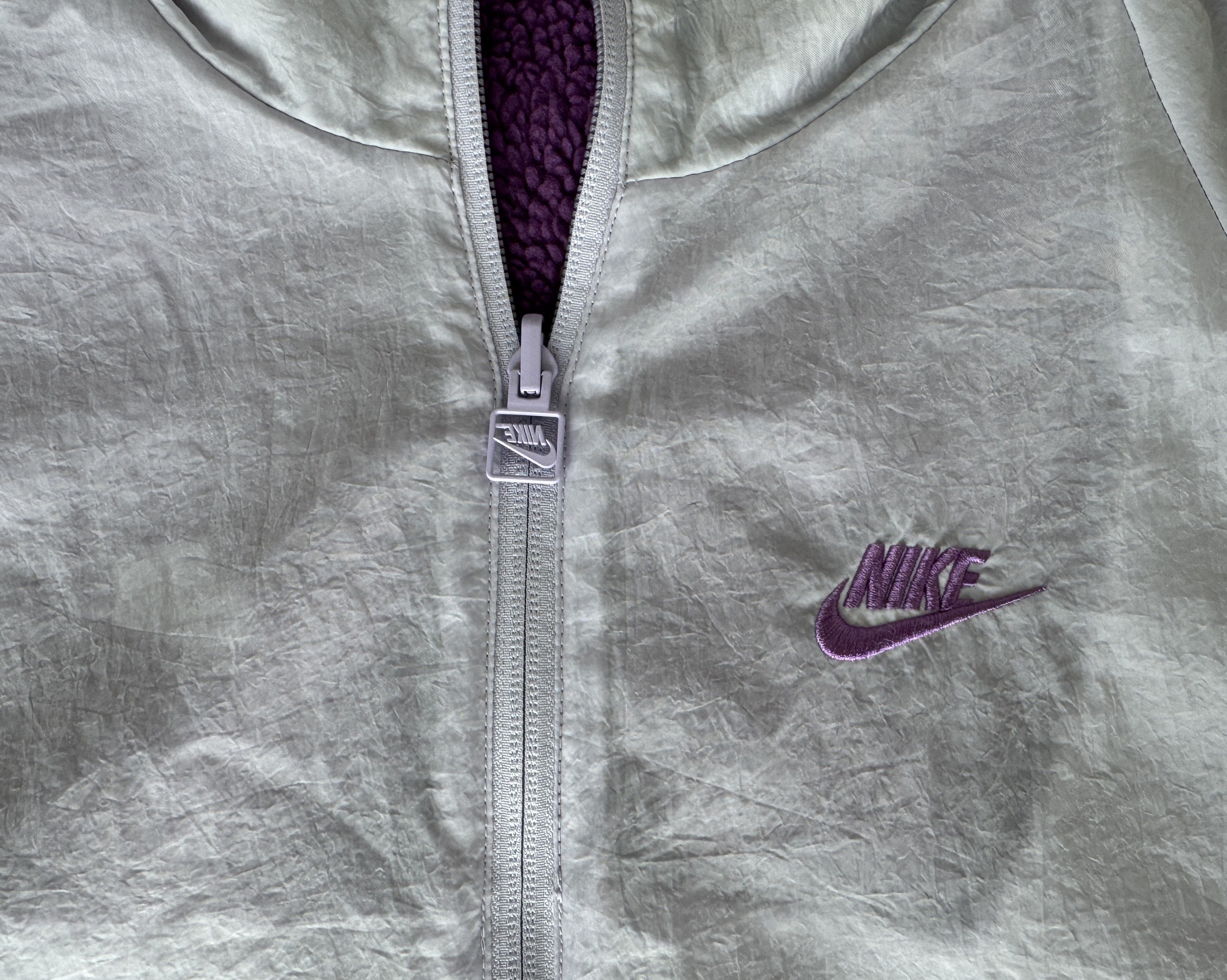 Nike VINTAGE NIKE REVERSIBLE BOA FLEECE JACKET FUSCHIA PURPLE MED Size US M / EU 48-50 / 2 - 12 Thumbnail