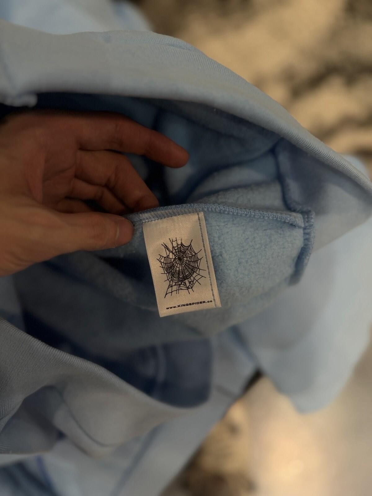 Sp5der Sp5der Stone Hoodie Size (Medium) 2026 100% Authentic Blue Size US M / EU 48-50 / 2 - 5 Thumbnail
