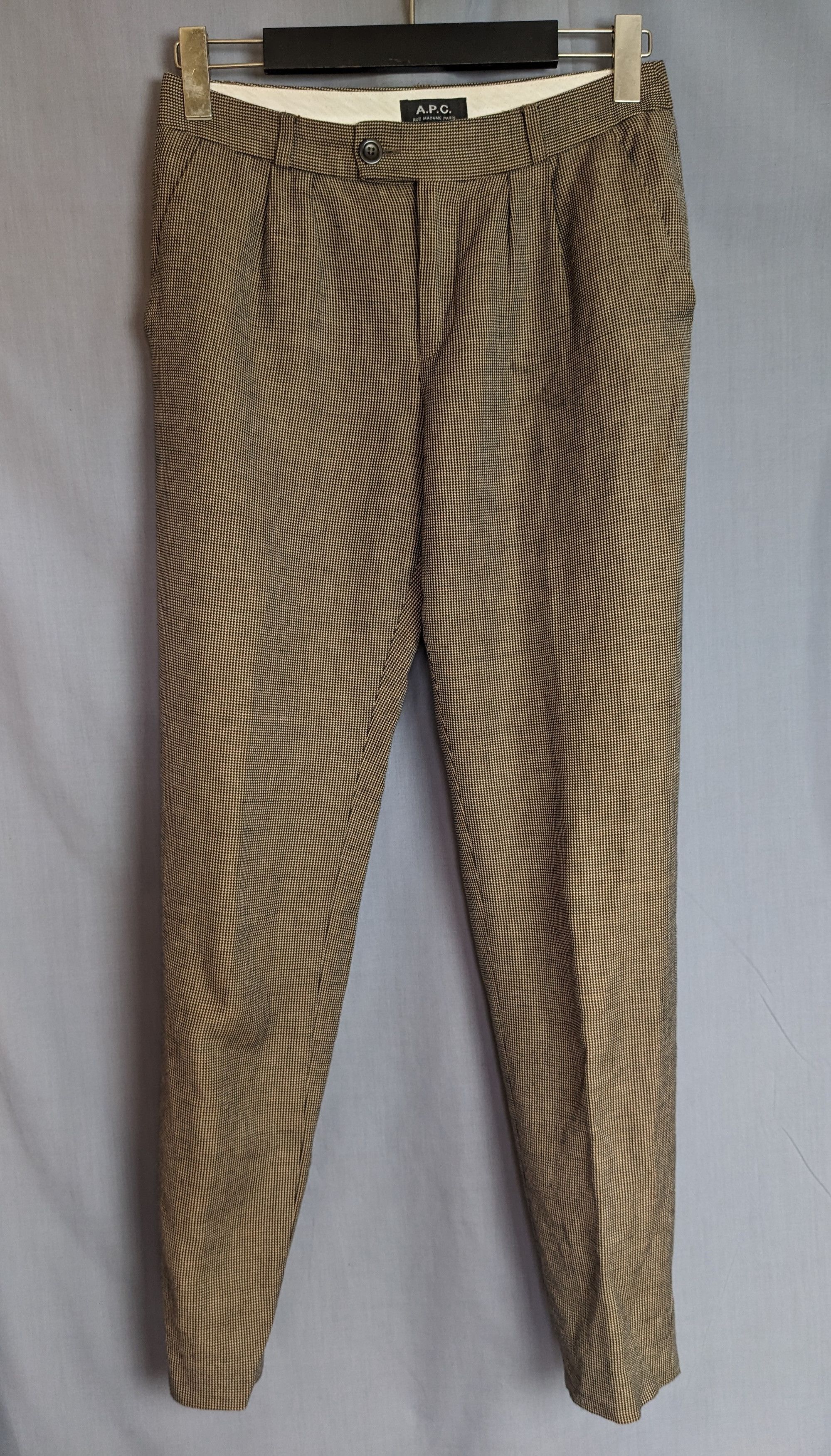 A.P.C. A.P.C - Checked Pants 36 Size 25" / US 0 / IT 36 - 1 Thumbnail