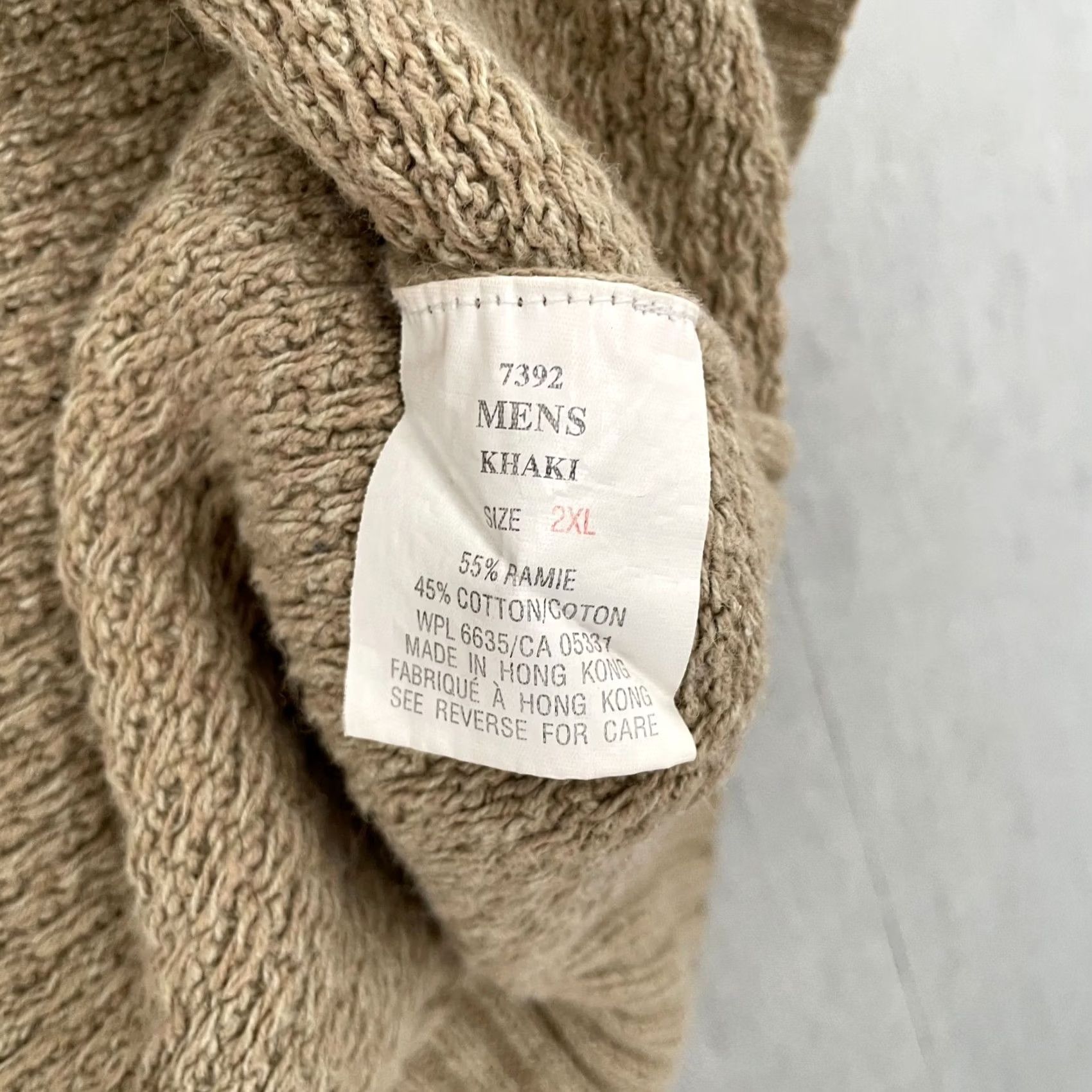 Vintage VINTAGE Woolrich Sweater Mens 2XL Brown Heavy Knit Button Size US XXL / EU 58 / 5 - 6 Thumbnail