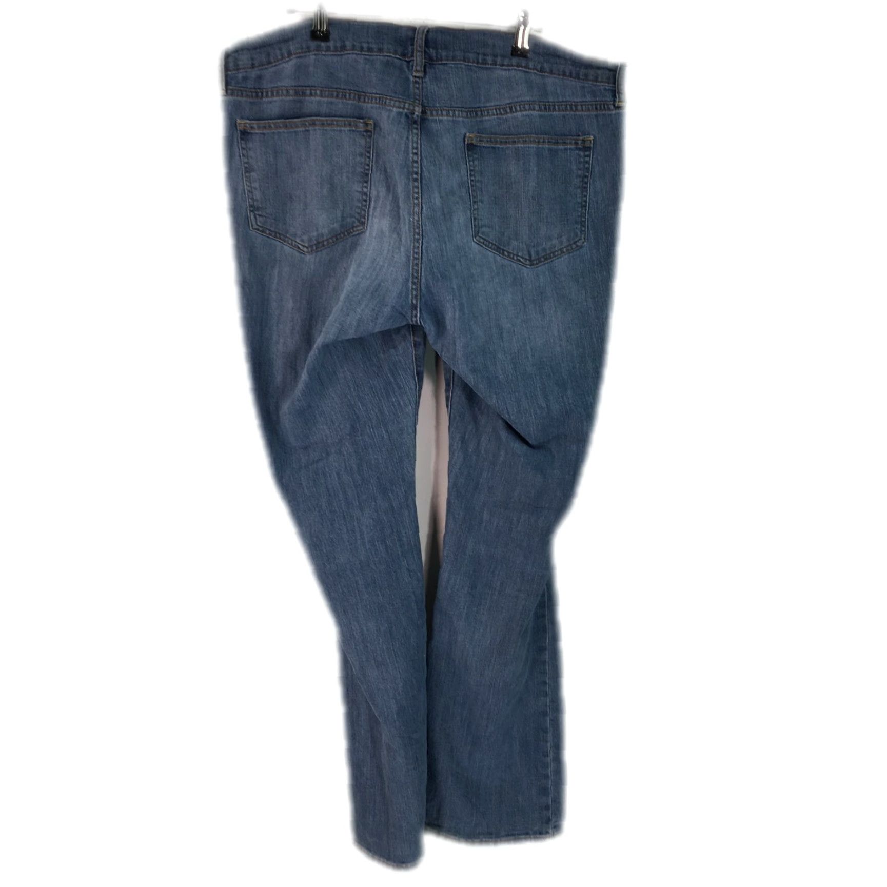 Old Navy VINTAGE Old Navy The Flirt Denim Jeans Womens Size 16 Blue Straight High Rise 40X33 Size 38" / US 16 / IT 52 - 2 Thumbnail