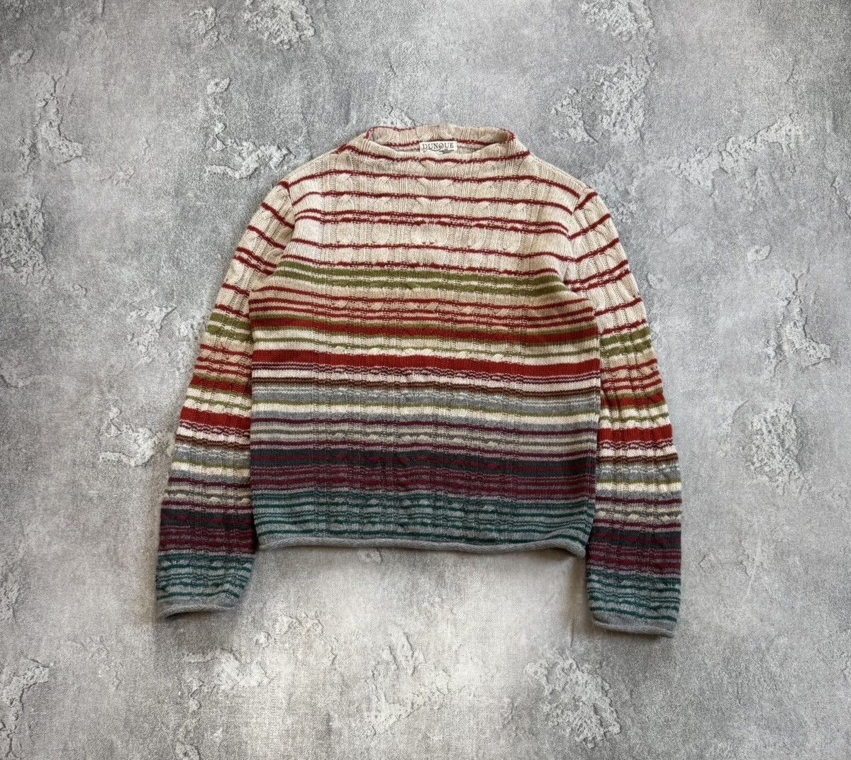 Dale Of Norway Dunque S wool striped jumper sweater knitwear ivko style Size S / US 4 / IT 40 - 6 Thumbnail