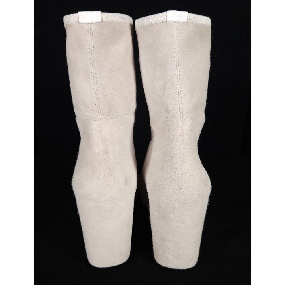 Random Identities Random Identities Suede Boots Size 41 US 11 Womens White Size US 11 / IT 41 - 5 Thumbnail