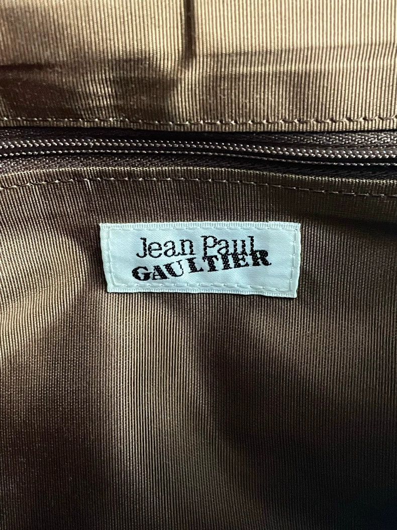 Jean Paul Gaultier Jean Paul Gaultier Bullet Buckle Leather Shoulder Bag 2504- Size ONE SIZE - 9 Thumbnail