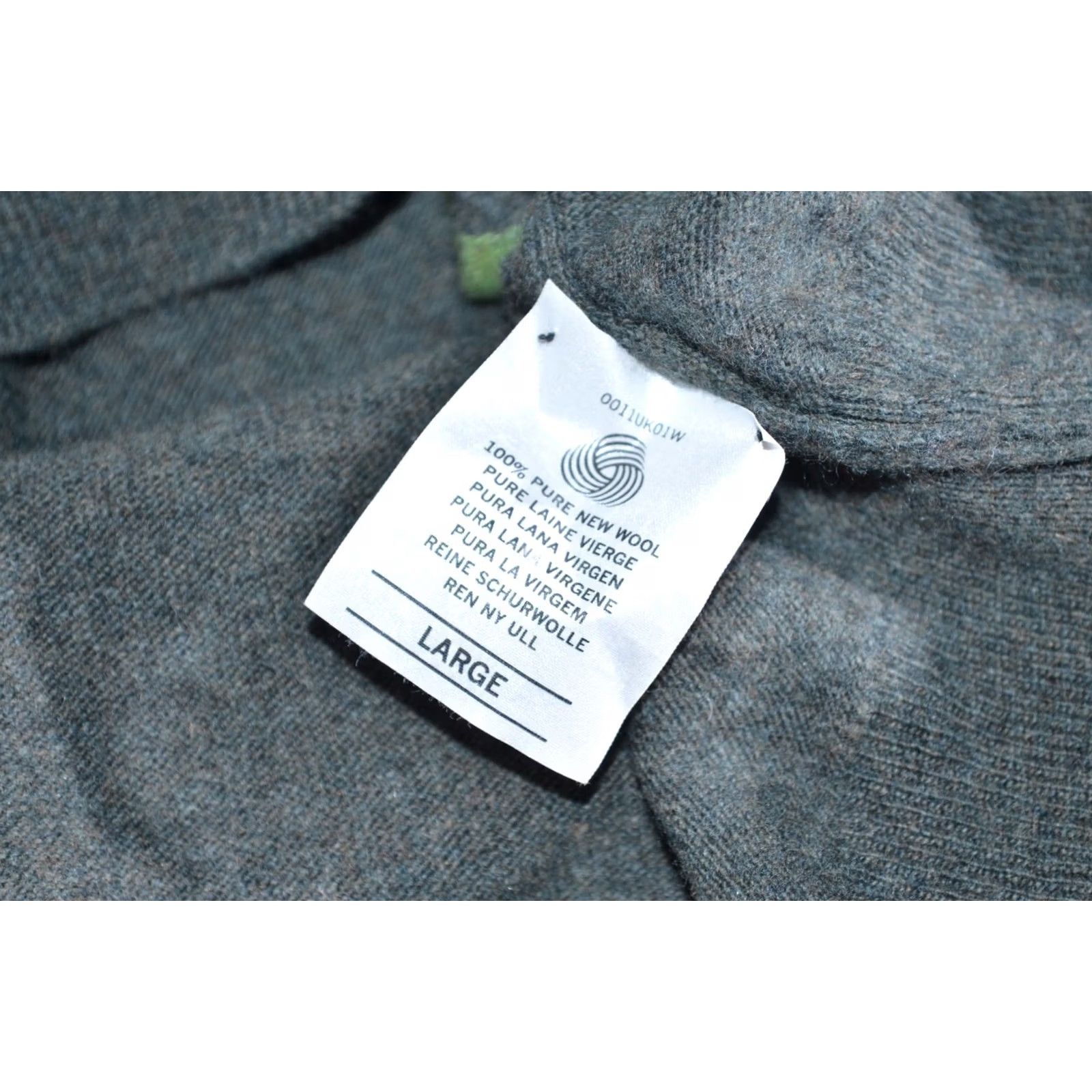 Barbour Barbour Men’s Argyle Crew Neck Pure Wool Sweater Made in Scotland Size L Green Pullover Jumper Knit_Sweater Mens Regular Wool Crew Neck Size US L / EU 52-54 / 3 - 7 Thumbnail