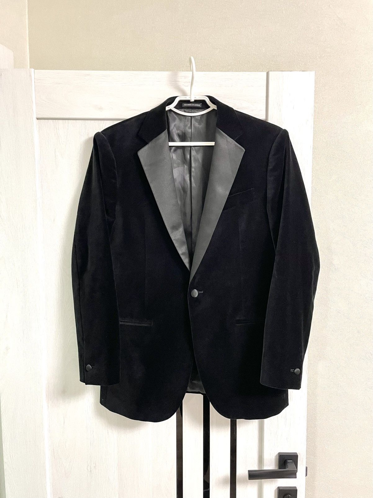 Reiss Reiss Ace Velvet Single Breasted Blazer Evening Jacket Size 38R - 1 Thumbnail