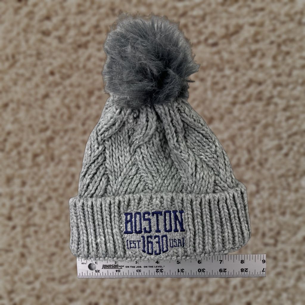 Vintage APOLLO Beanie Hat Adult One Size Gray 100% Acrylic Beanie Unisex Mens Womens Outdoor Ski Fall Winter Size ONE SIZE - 1 Thumbnail
