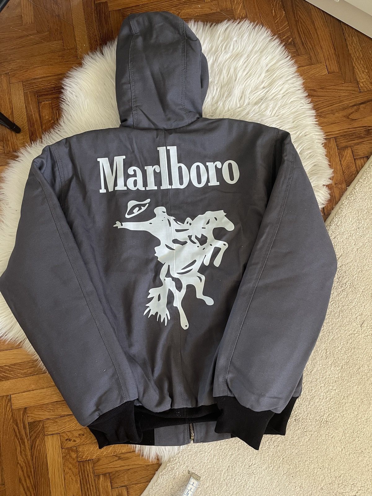 Marlboro CUSTOM Carhartt x Marlboro Rework Duck Canvas Active Jacket Size US M / EU 48-50 / 2 - 2 Thumbnail