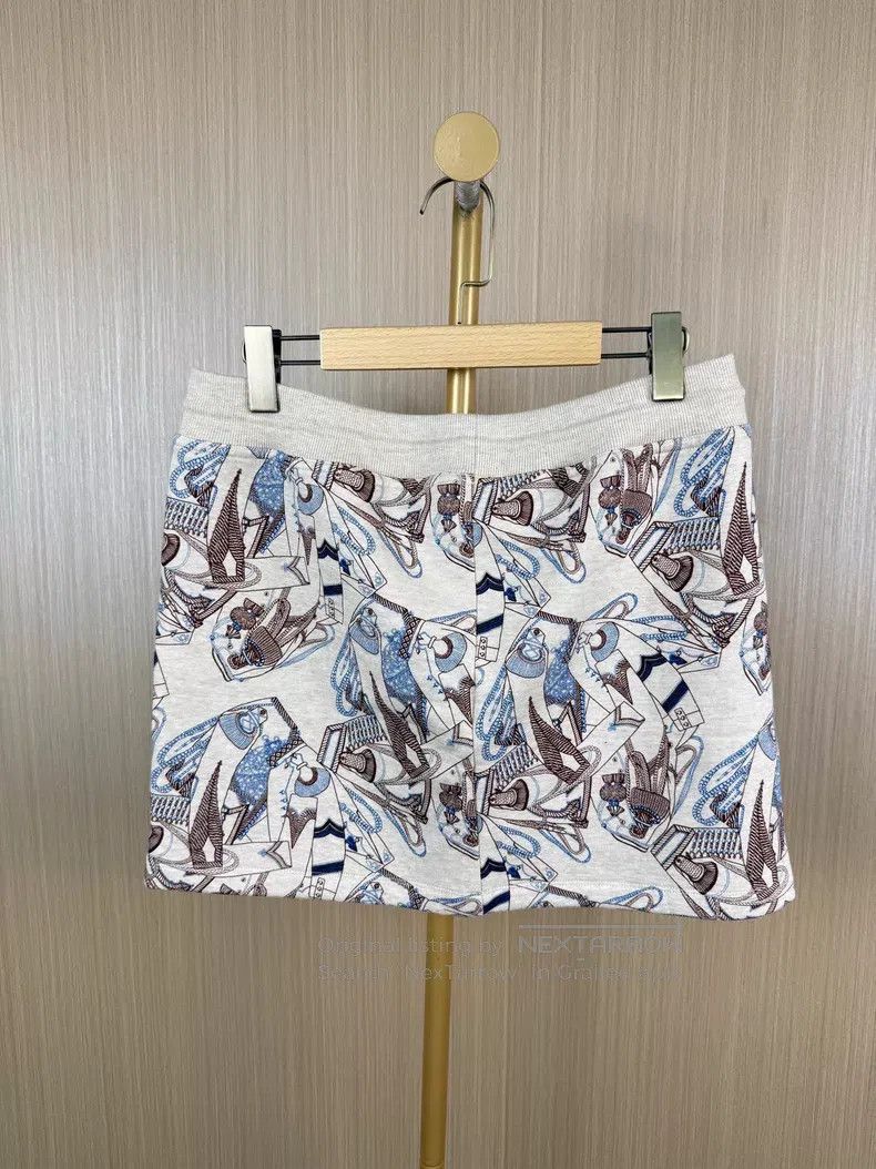 Hermes Hermes Fleece Short Skirt Size 26" / US 2 / IT 38 - 2 Thumbnail