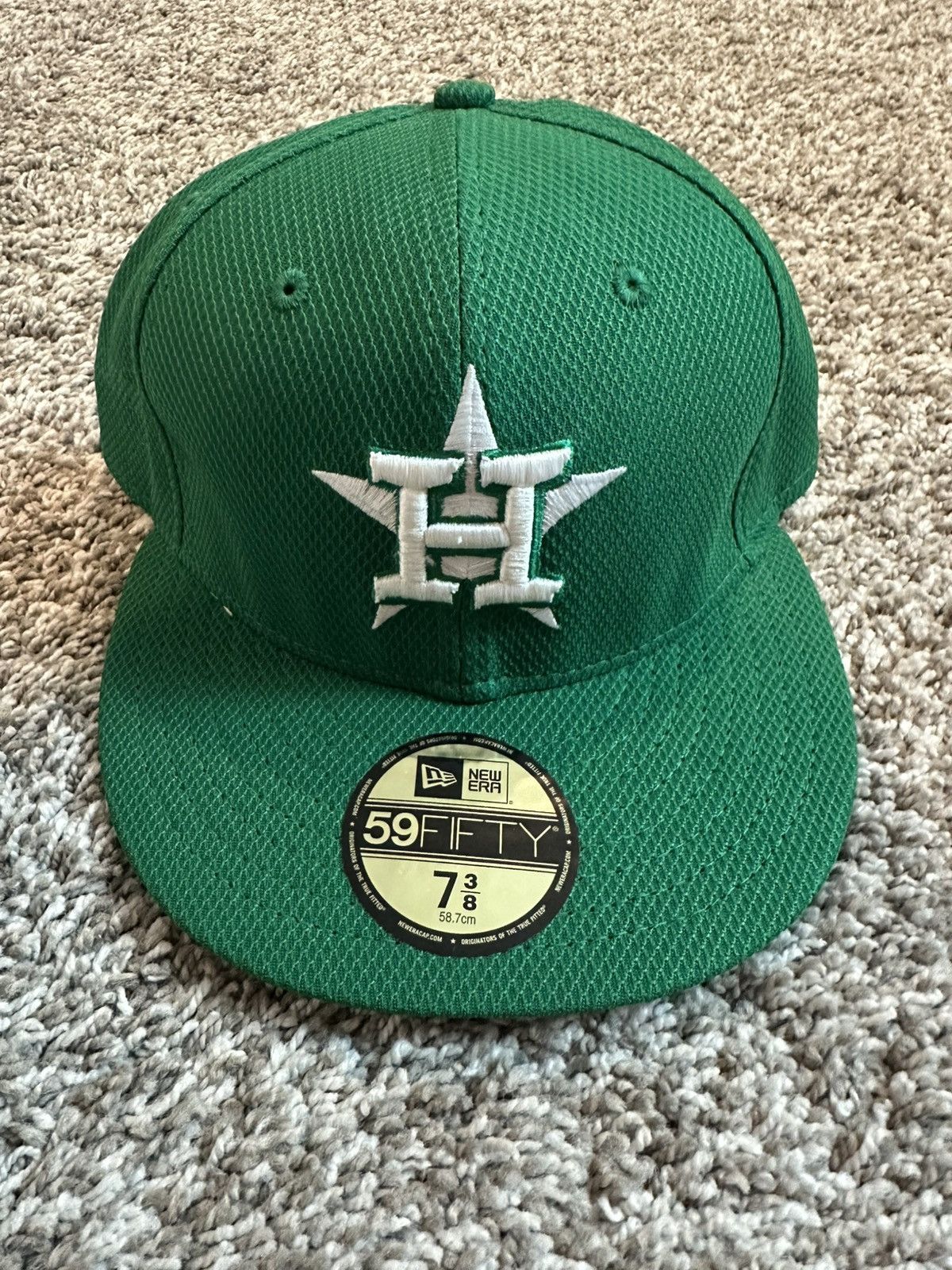 MLB Houston Astros green 7 3/8 hat Size ONE SIZE - 1 Preview