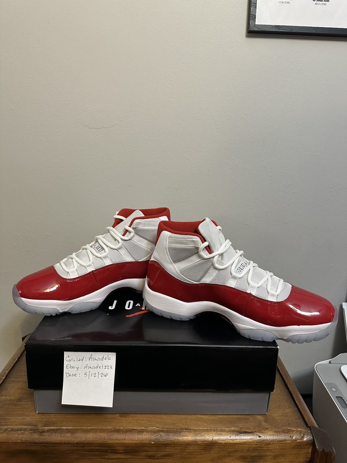 Jordan Brand Nike Air Jordan 11 Retro Cherry 2022 size 13 Size US 13 / EU 46 - 3 Thumbnail