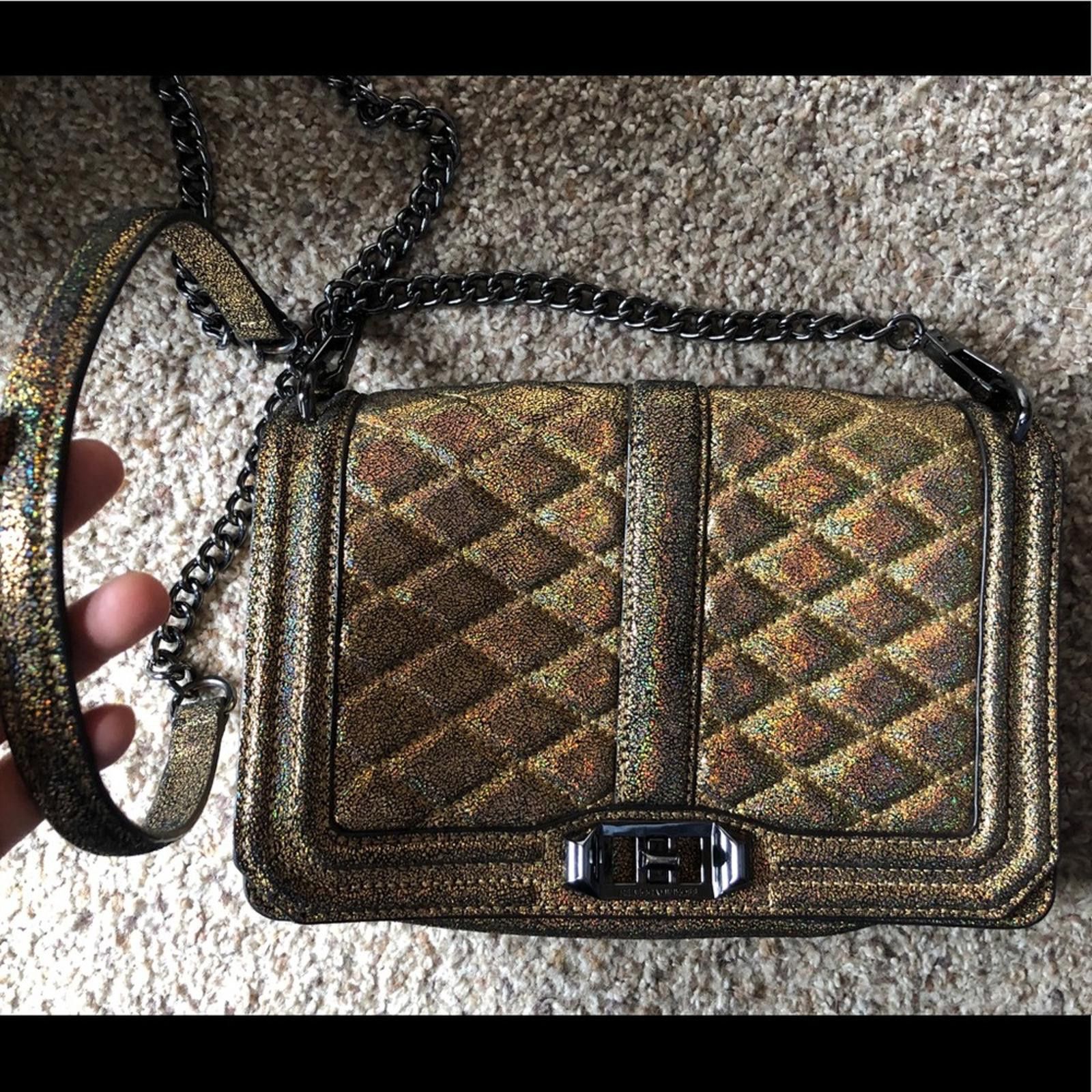 Other Iridescent Rebecca Minkoff Quilted Love Crossbody Size ONE SIZE - 5 Thumbnail