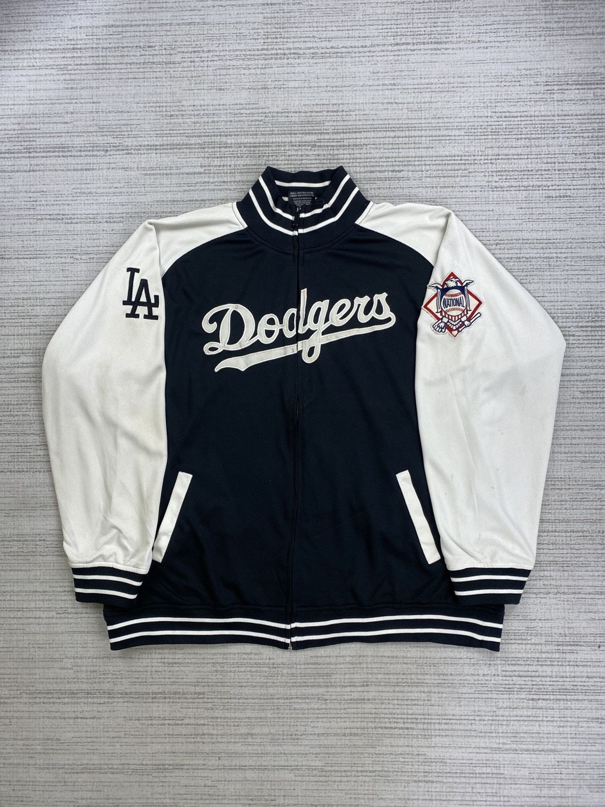 Japanese Brand × Vintage Vintage Stitches L.A Dodgers Varsity Style Jacket #X20 Size US XL / EU 56 / 4 - 1 Thumbnail