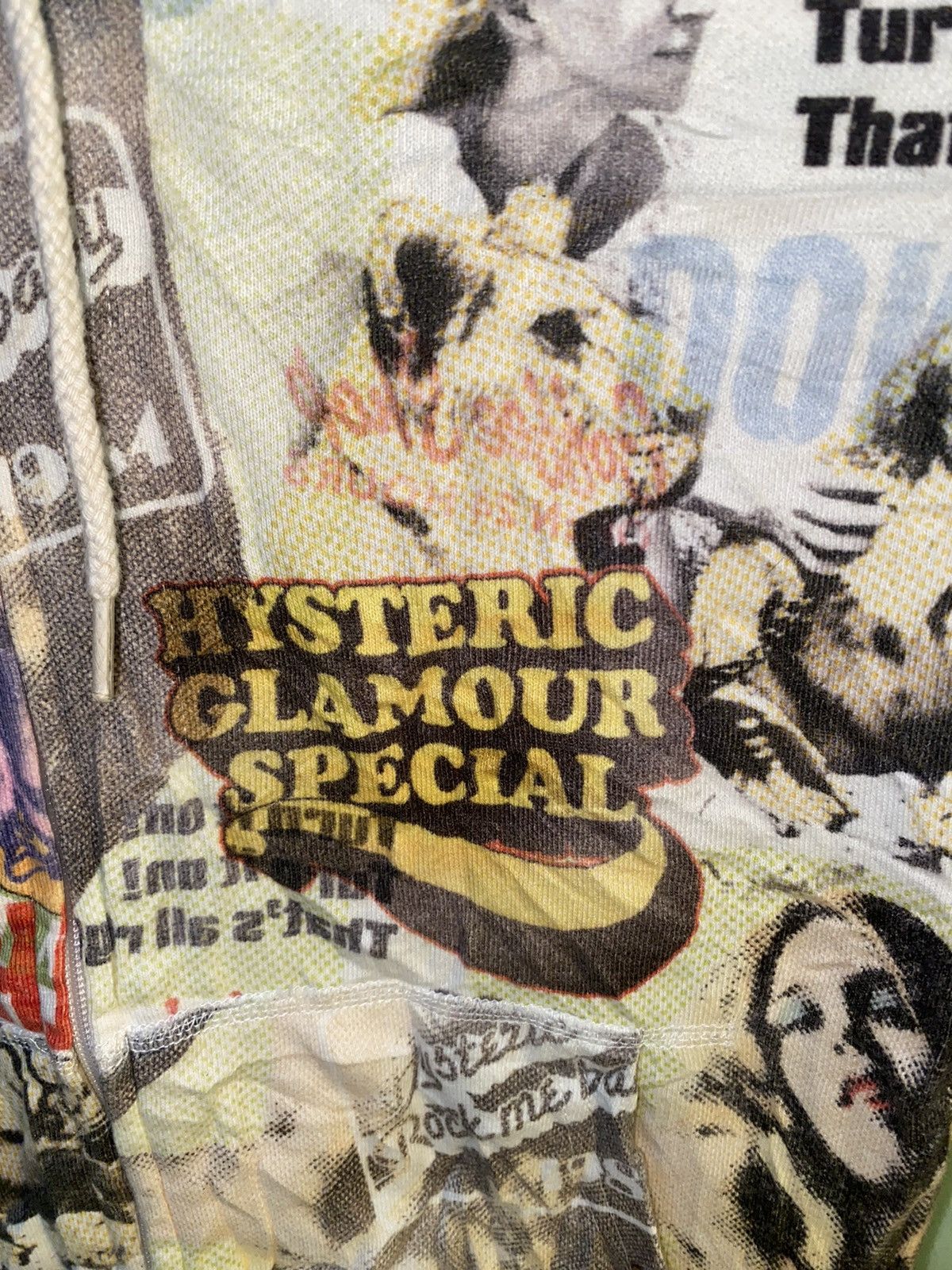 Hysteric Glamour × Vintage Vtg Unisex Hysteric Glamour Fullprint Hoodie Size US S / EU 44-46 / 1 - 6 Thumbnail
