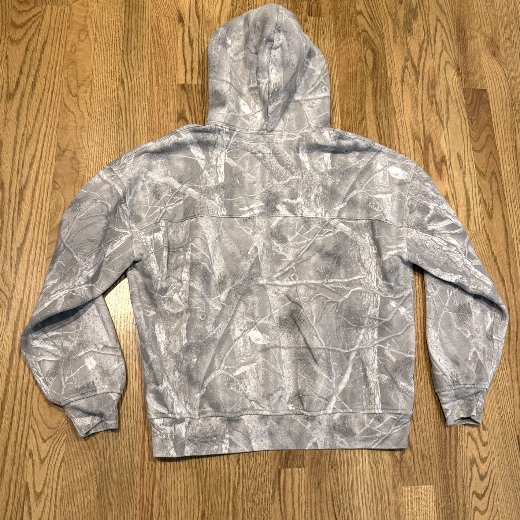 Abercrombie & Fitch Abercrombie & Fitch Essential Pullover Hoodie Sweatshirt Men’s S Tree Camo Gray Camouflage Cotton Polyester Fleece Hooded Size US S / EU 44-46 / 1 - 2 Thumbnail