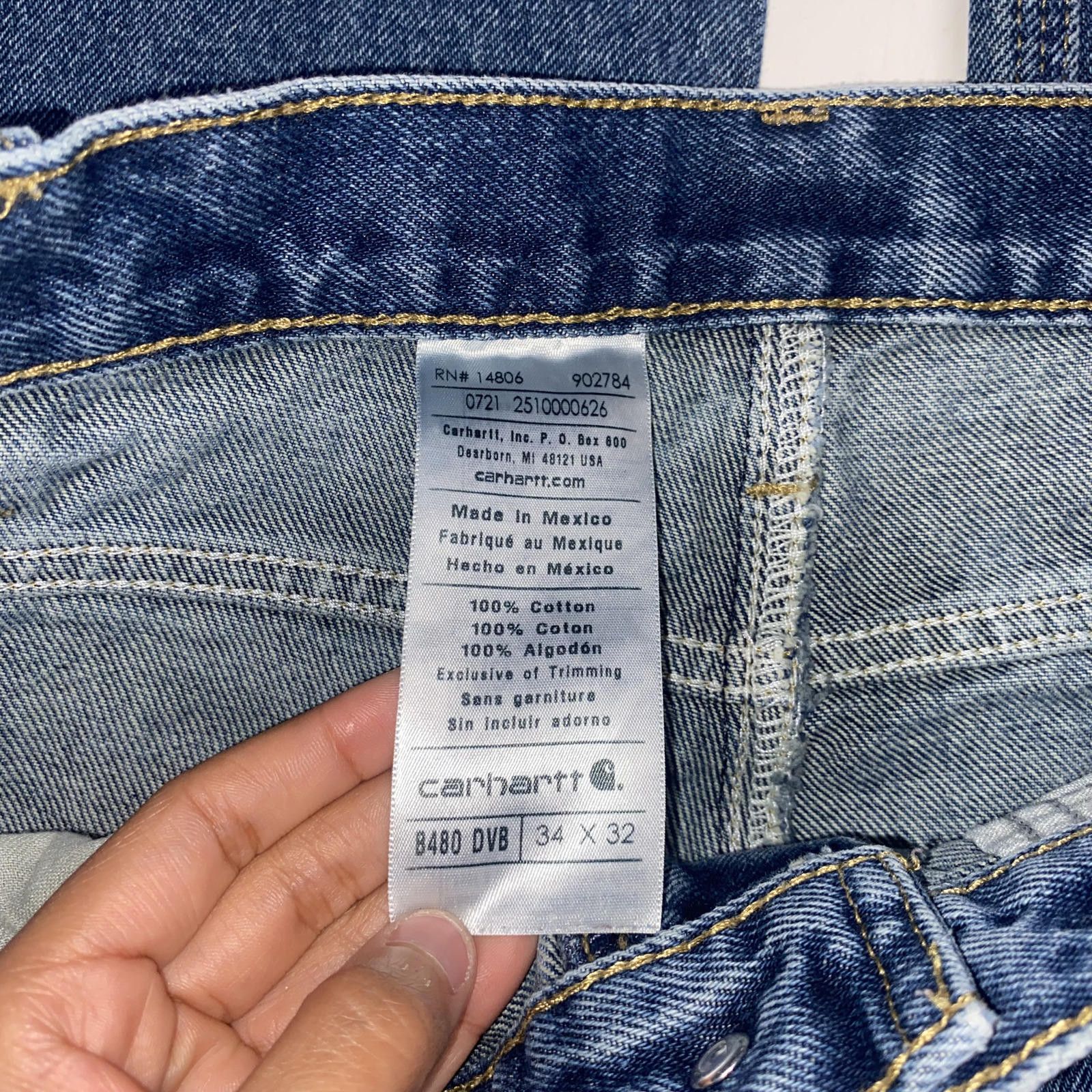 Carhartt Vintage 90s Mens straight leg Carhartt Jeans 34 Size US 34 / EU 50 - 3 Thumbnail