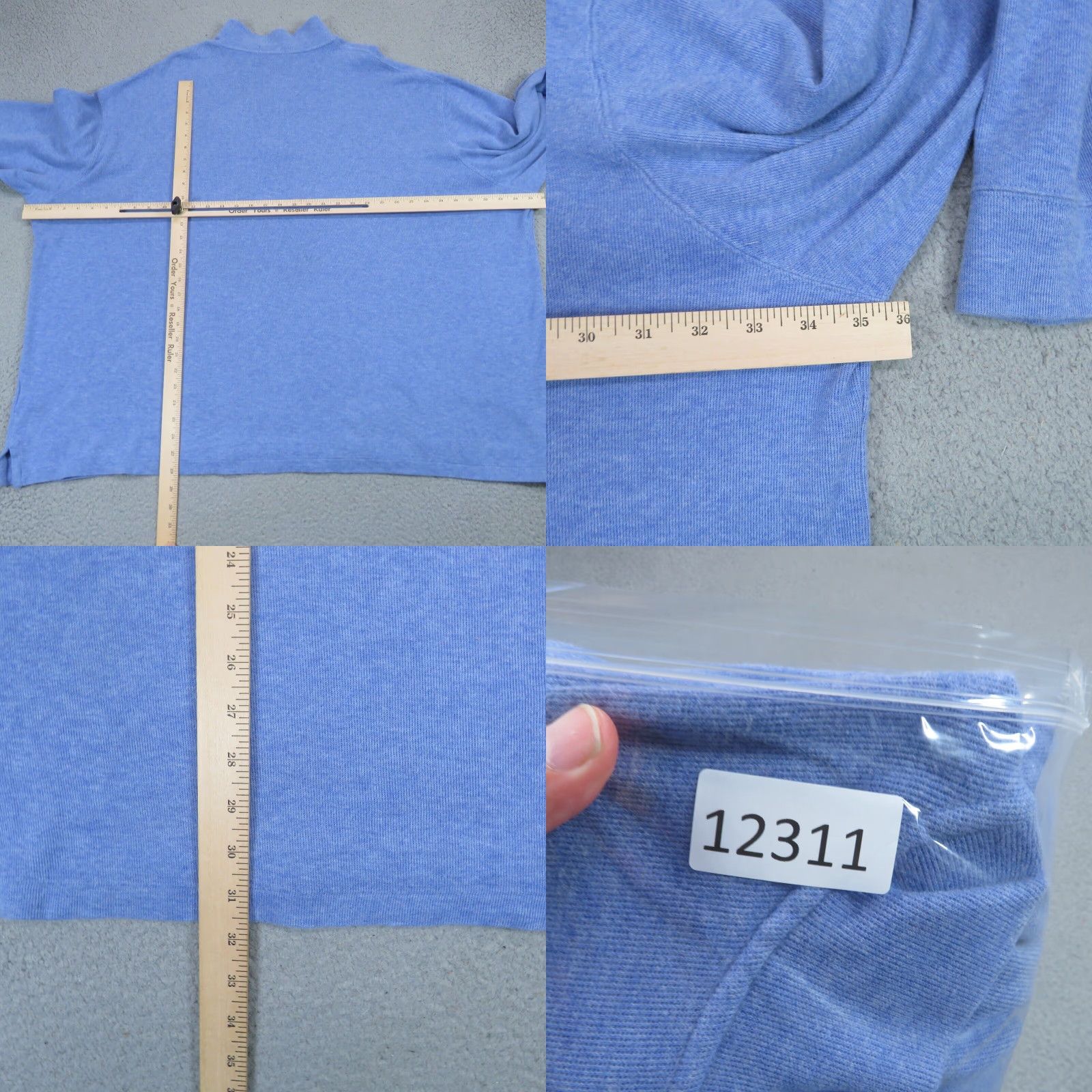 Polo Ralph Lauren Polo Ralph Lauren Sweater Mens 4XB Estate Rib Pullover 1/4 Zip Knit Estate Rib Size US XXL / EU 58 / 5 - 8 Thumbnail