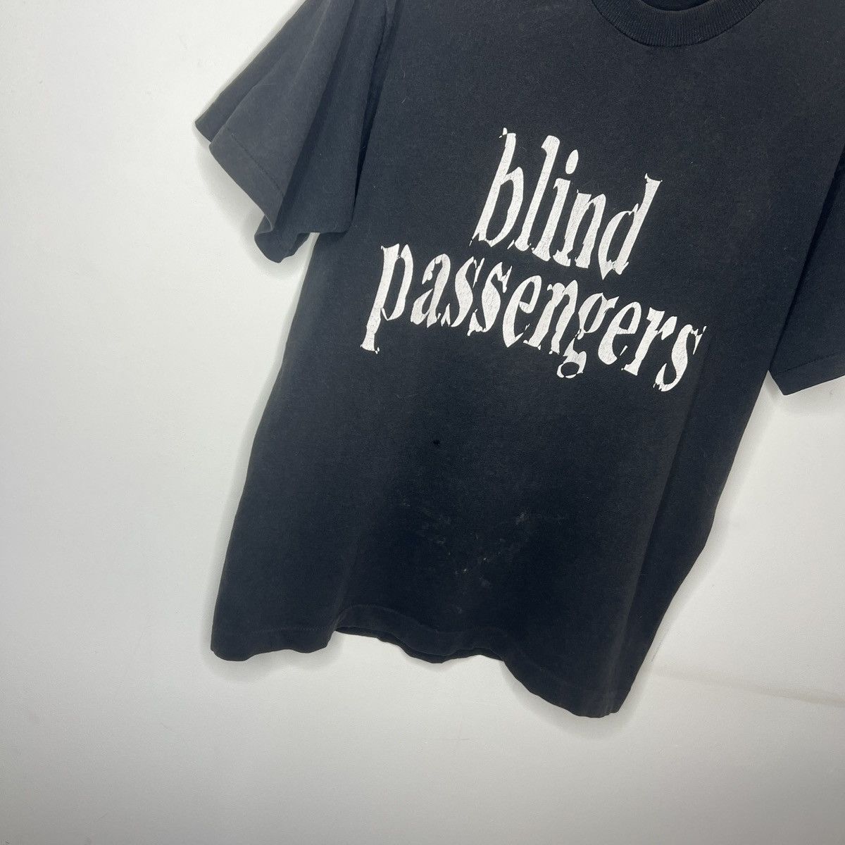 Band Tees × Vintage Vintage 90s Blind Passengers Single Stitch Tshirt Tee Black Size US M / EU 48-50 / 2 - 4 Thumbnail