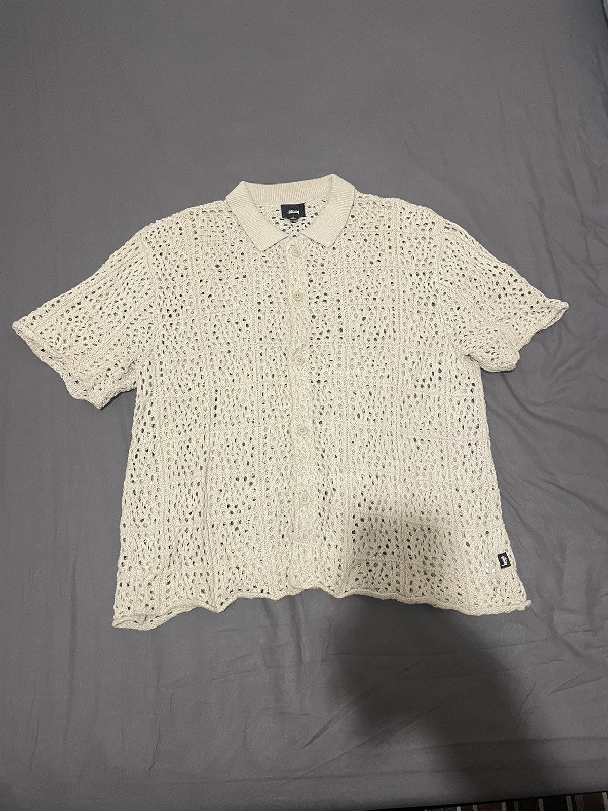 Stussy Stussy Crochet Shirt | Grailed