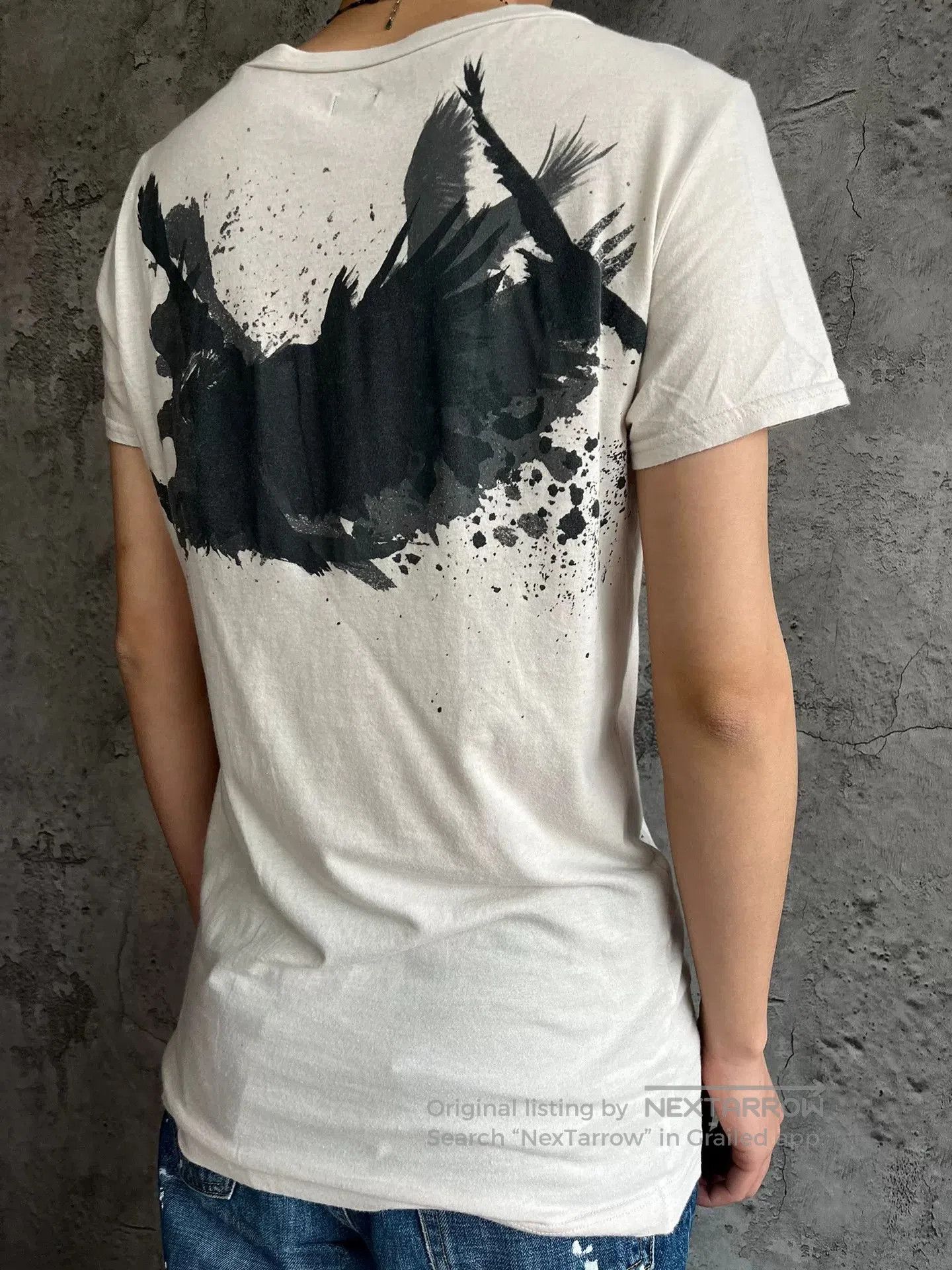 Japanese Brand l.g.b flying away graphic tee shirt. Size US L / EU 52-54 / 3 - 7 Thumbnail