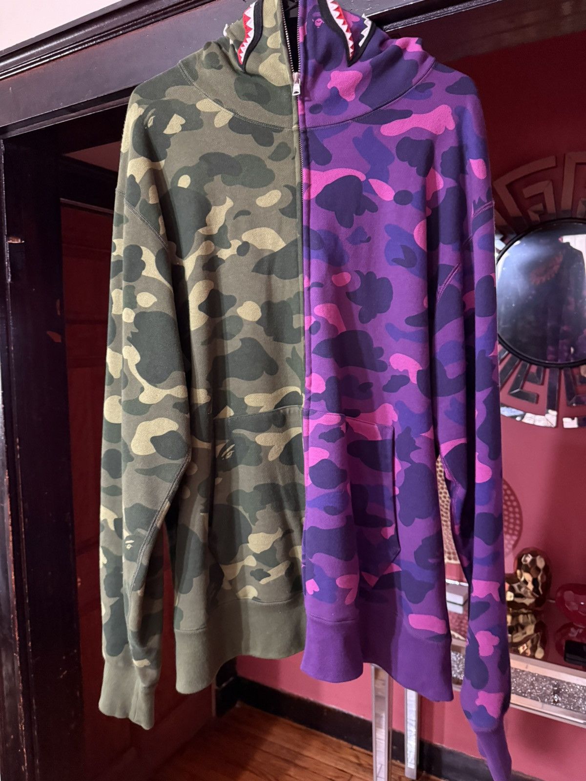 Bape Bape Half Camo Half Purple Size XXL Size US XXL / EU 58 / 5 - 2 Thumbnail