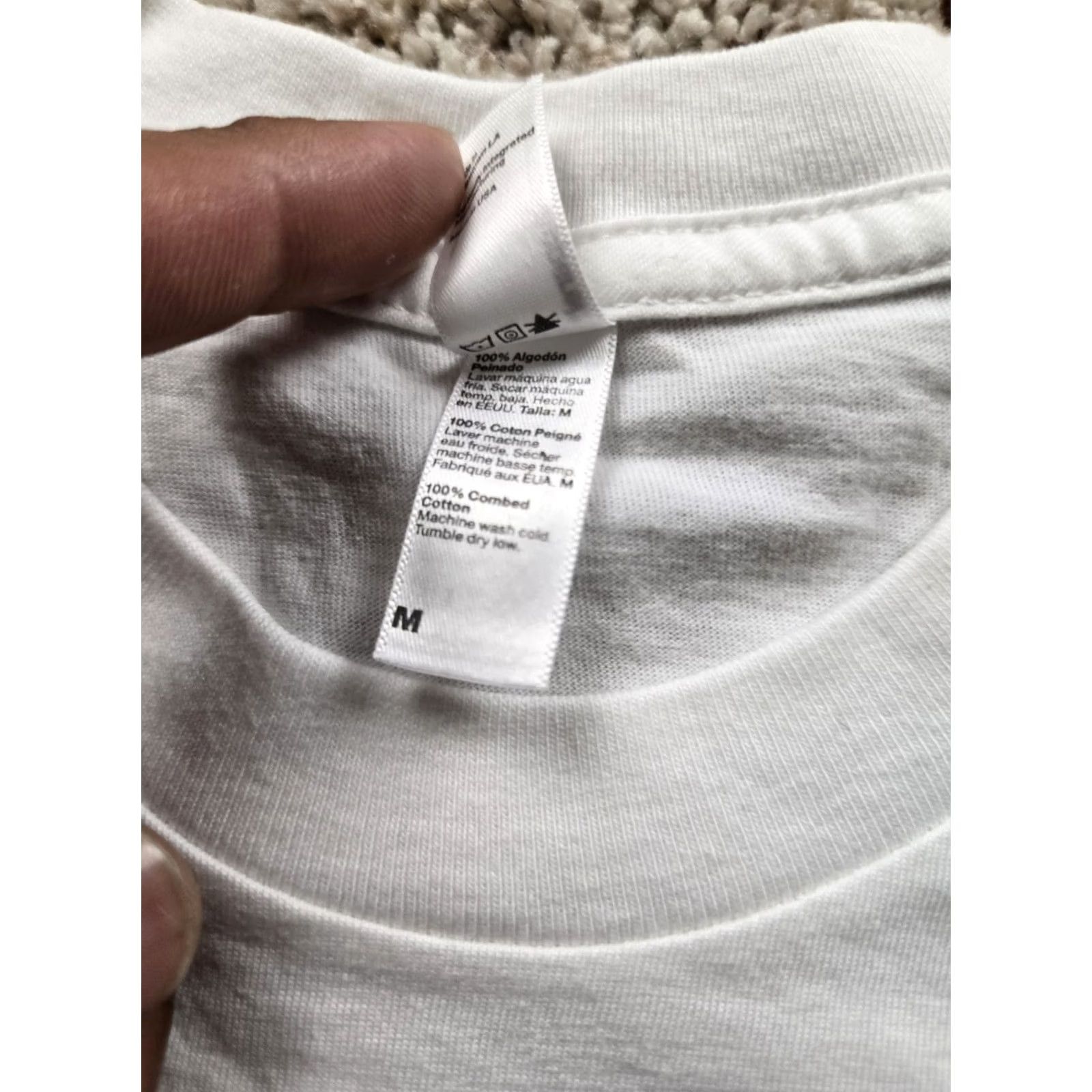 American Apparel Google T Shirt Medium Adults White Short Sleeve Finance 2007 Graphic Crew Neck Size US M / EU 48-50 / 2 - 5 Thumbnail