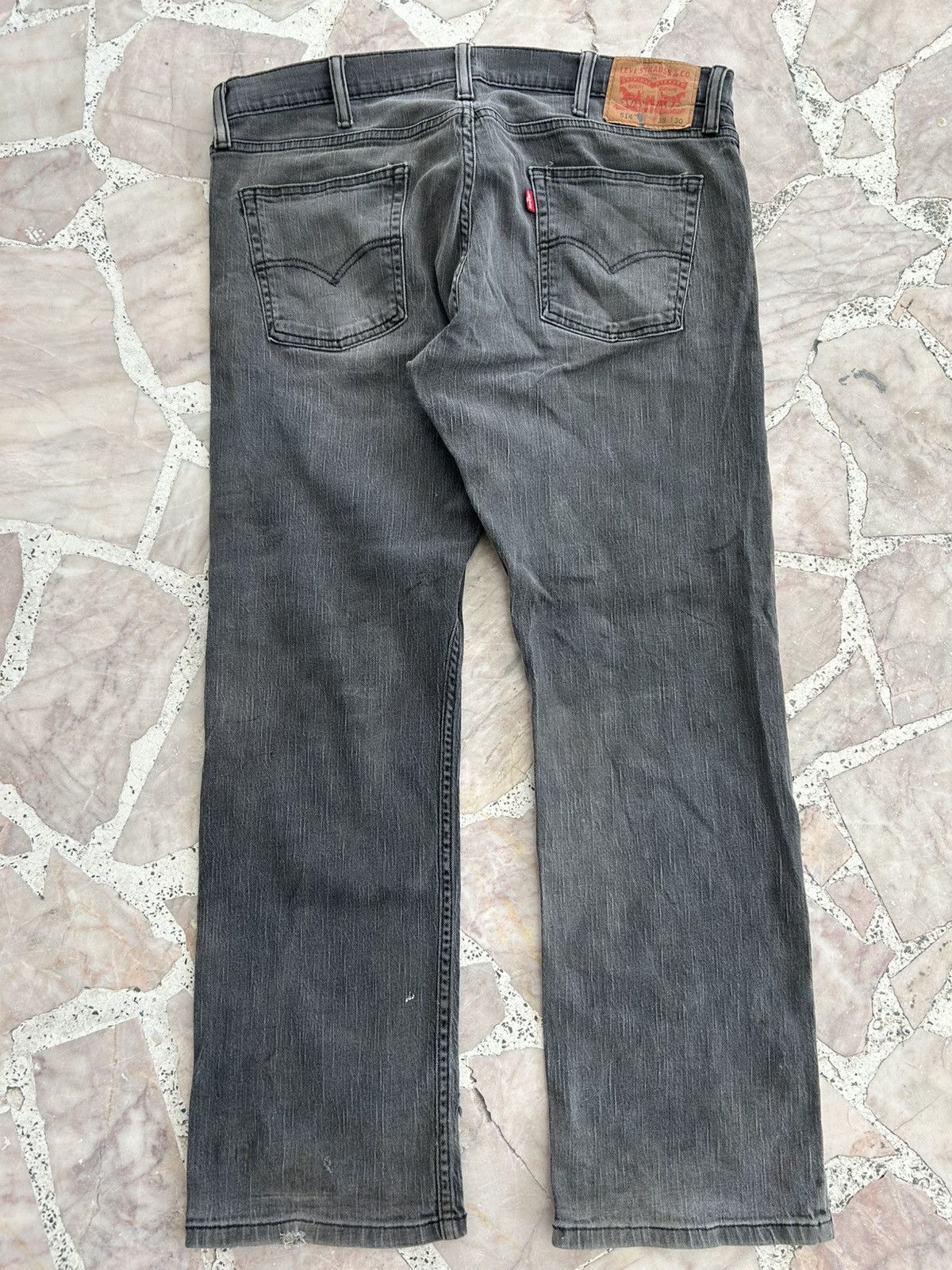 Levi's Levis 514 Denim Vintage Faded Black Trousers Size US 38 / EU 54 - 2 Thumbnail