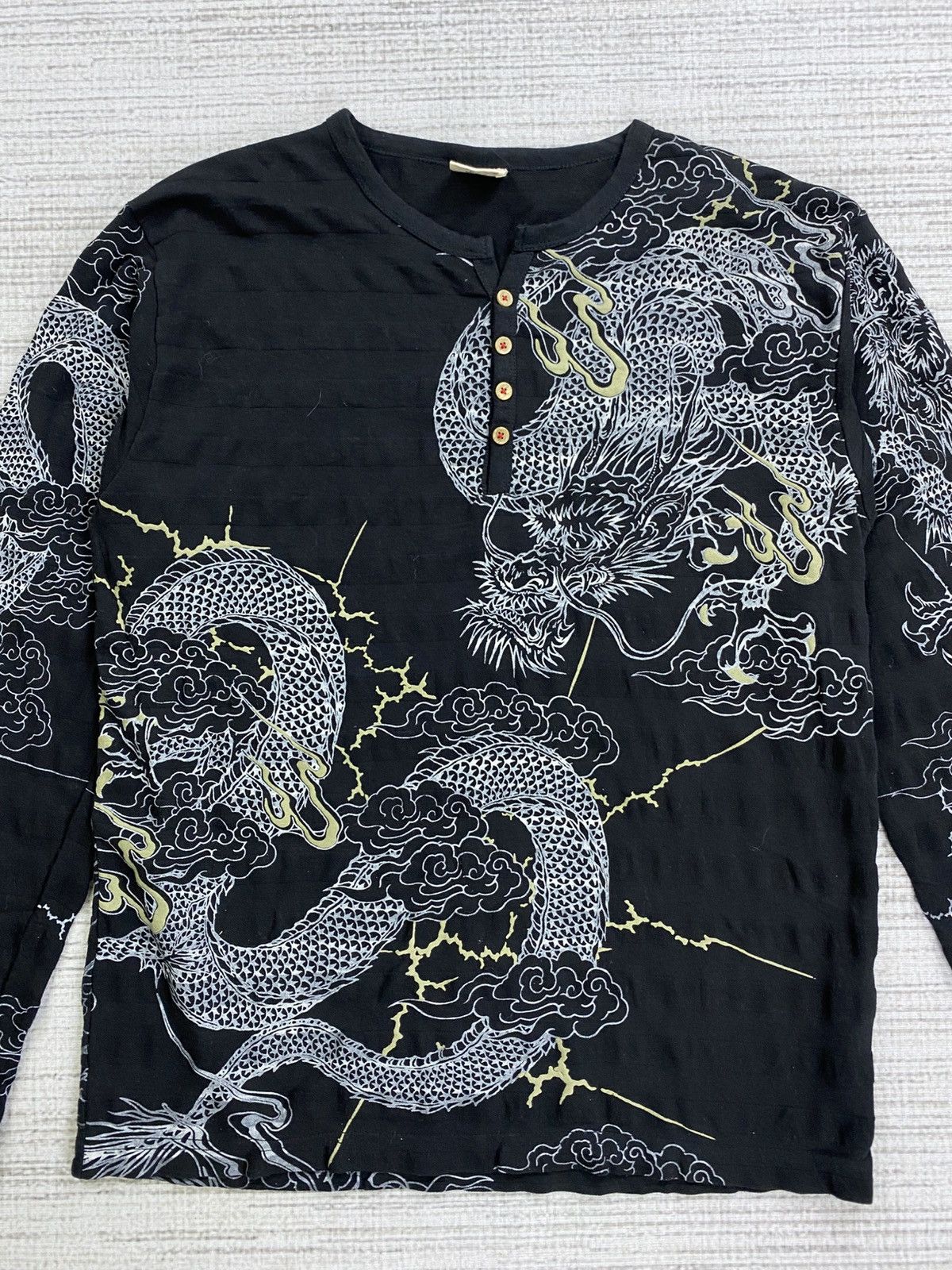 Dragonfly Vintage Dragonfly Japan Full Printed Embroidery Shirt Size US M / EU 48-50 / 2 - 5 Thumbnail