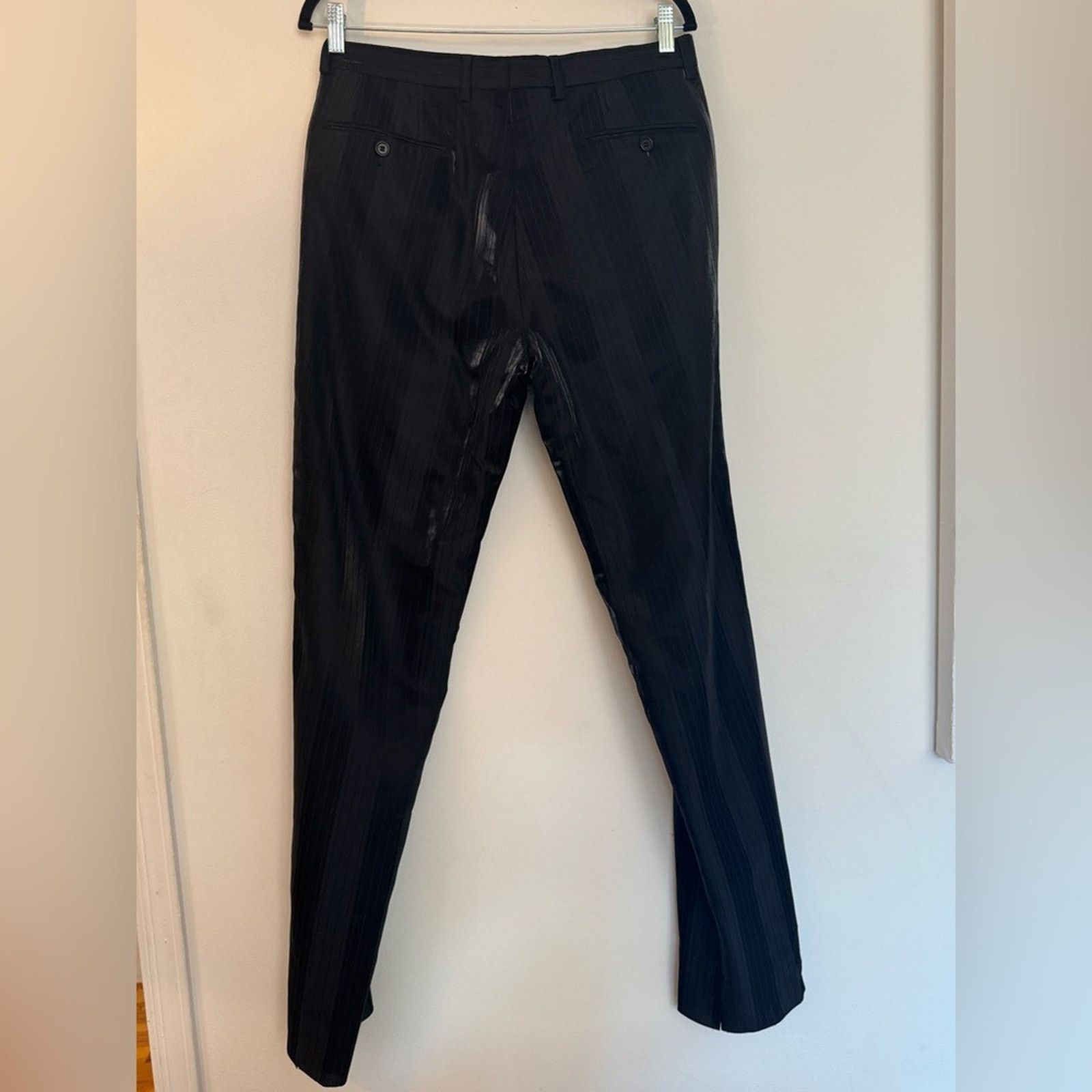 & Other Stories KRIZIA UOMO Black Pants Size US 34 / EU 50 - 3 Thumbnail