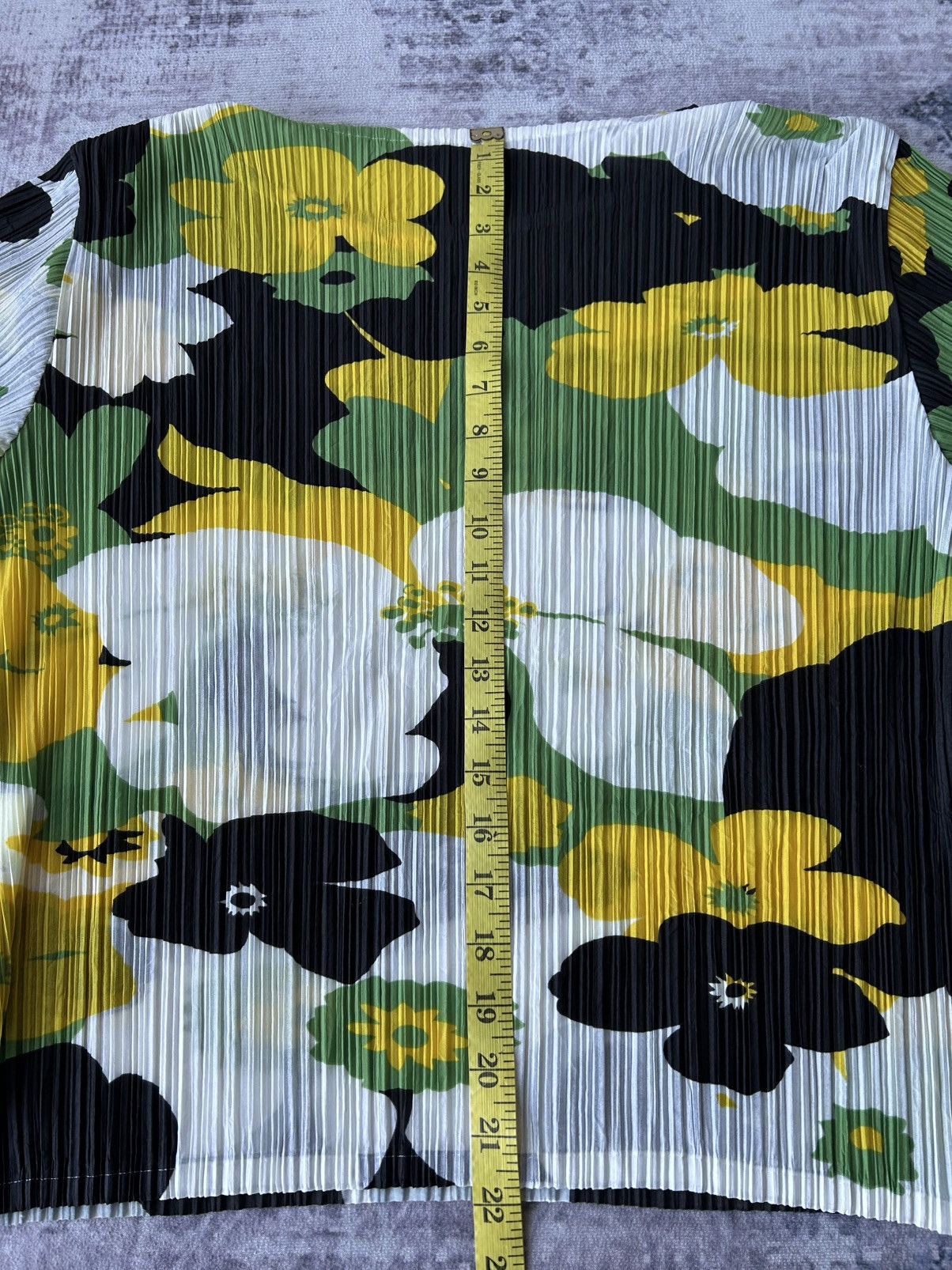 Issey Miyake Issey Miyake Pleats Please Full Pattern Flowers Size S / US 4 / IT 40 - 22 Thumbnail