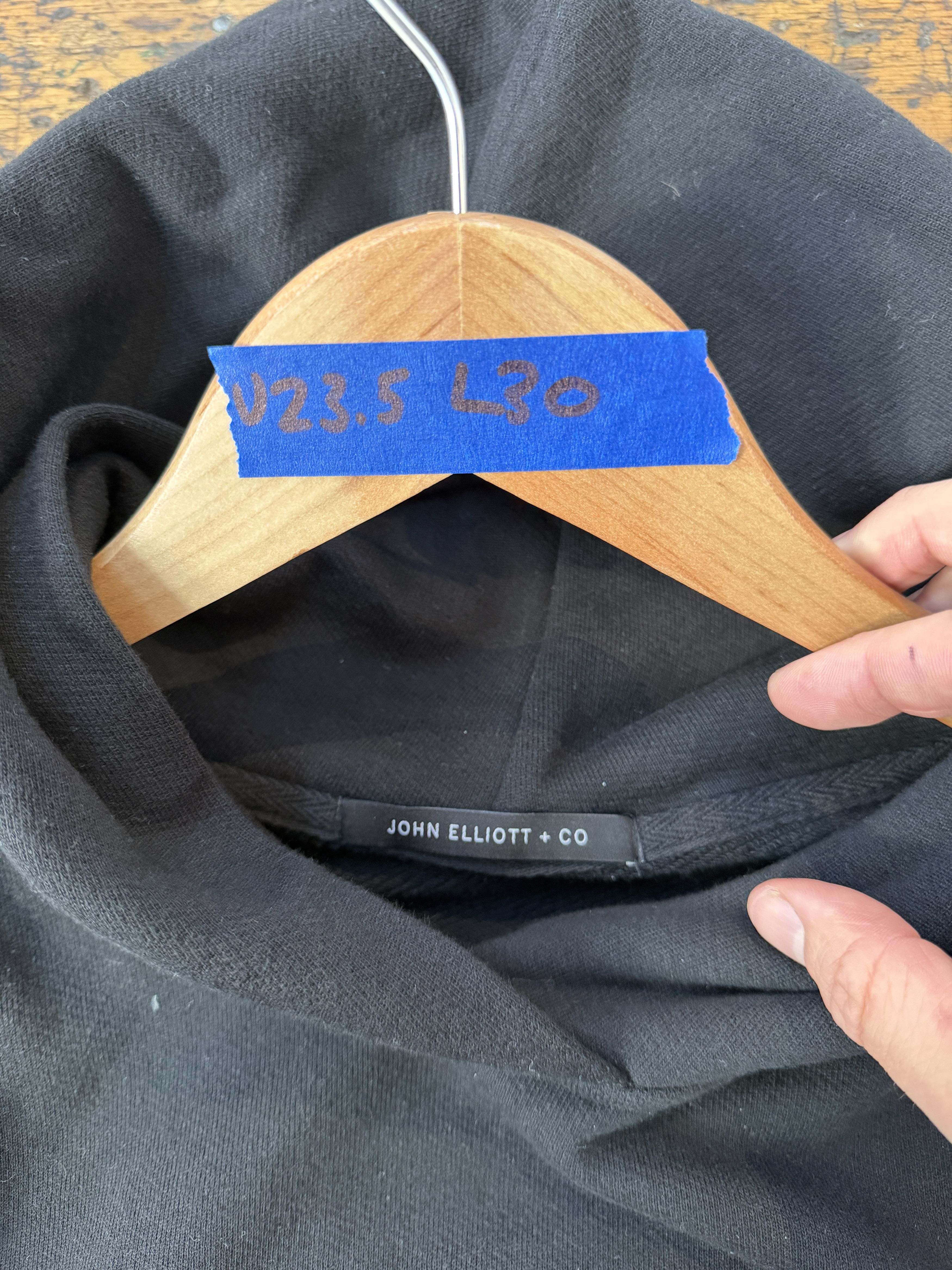John Elliott John Elliott Villain Black Hoody Size US XL / EU 56 / 4 - 3 Thumbnail