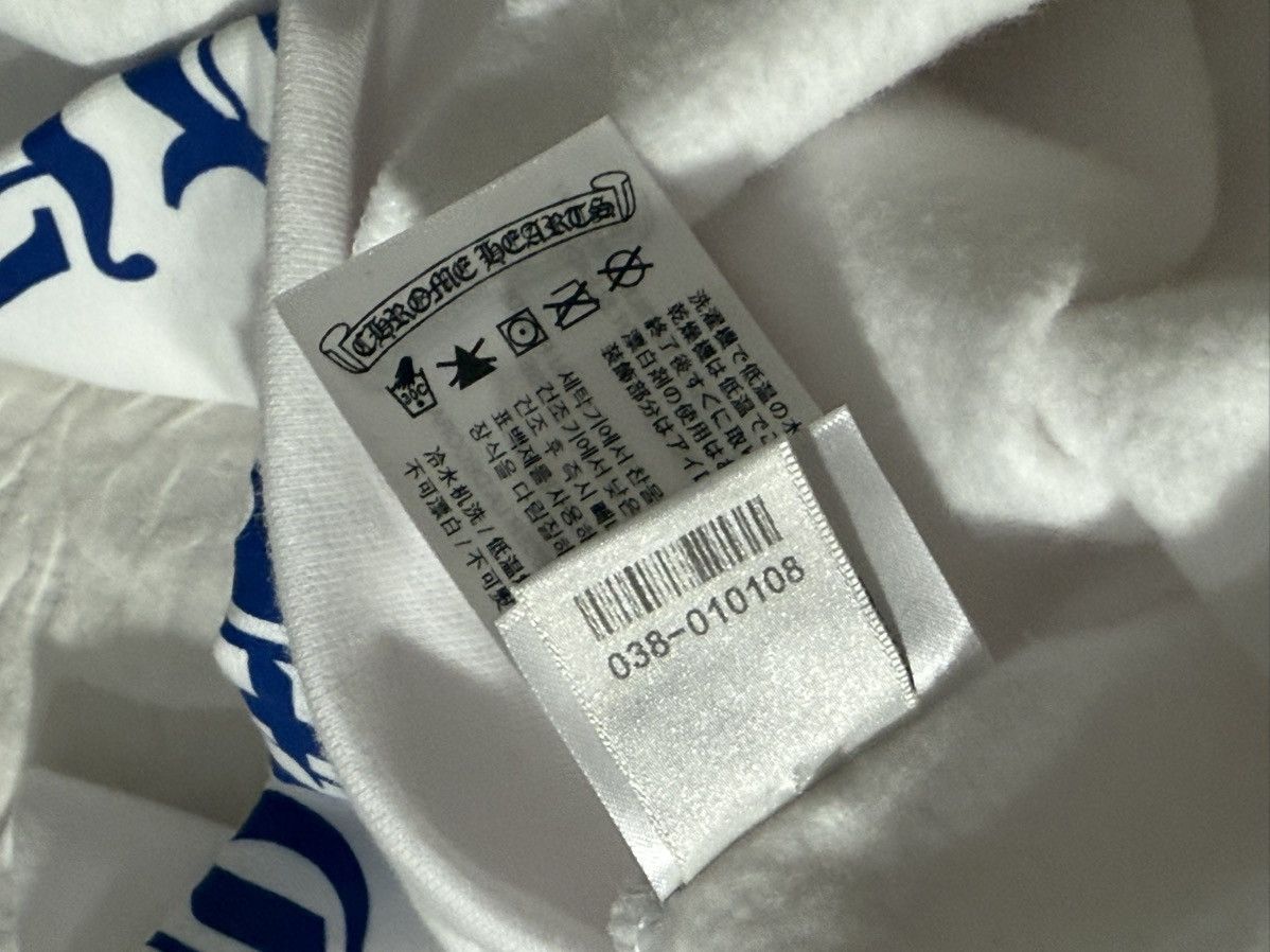 Chrome Hearts Chrome Hearts Zip Hoodie White Blue SZ Large Authentic FW25 Size US L / EU 52-54 / 3 - 8 Thumbnail