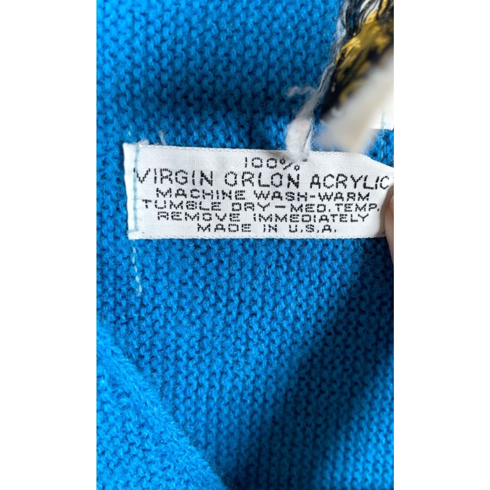 Etro VINTAGE United Shirt Men's Cardigan Sweater Adult Large Fall Lightweight Knit Preppy 80s Retro Blue Size US L / EU 52-54 / 3 - 4 Thumbnail