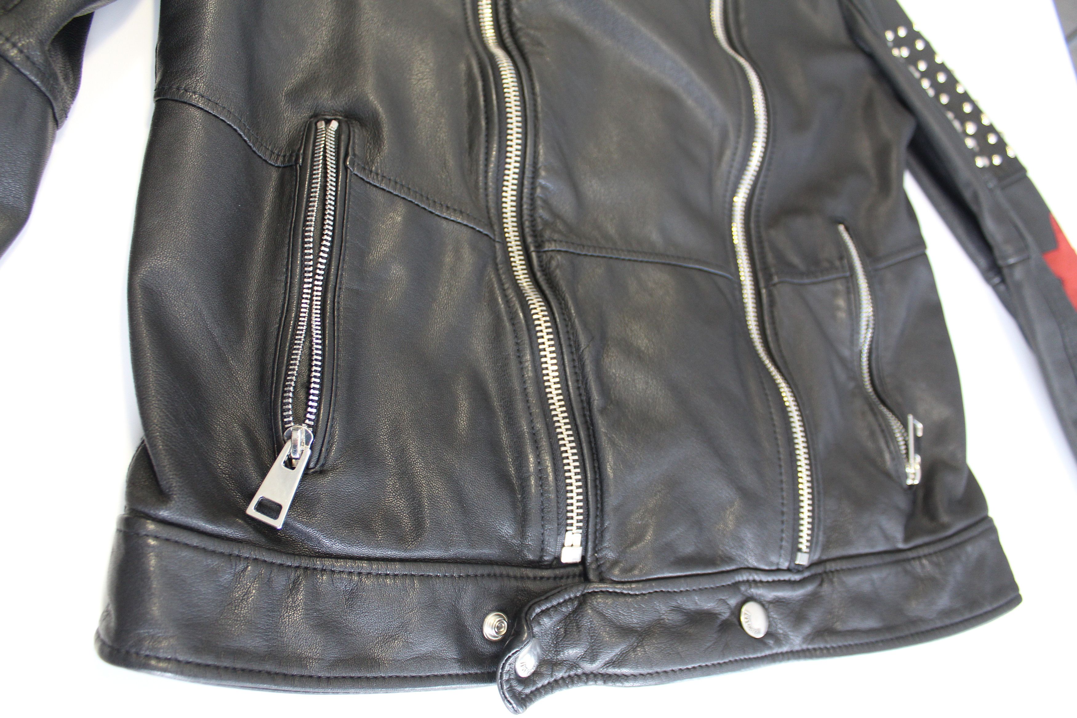 Just Cavalli Just Cavalli Leather Biker Jacket Size US M / EU 48-50 / 2 - 11 Thumbnail