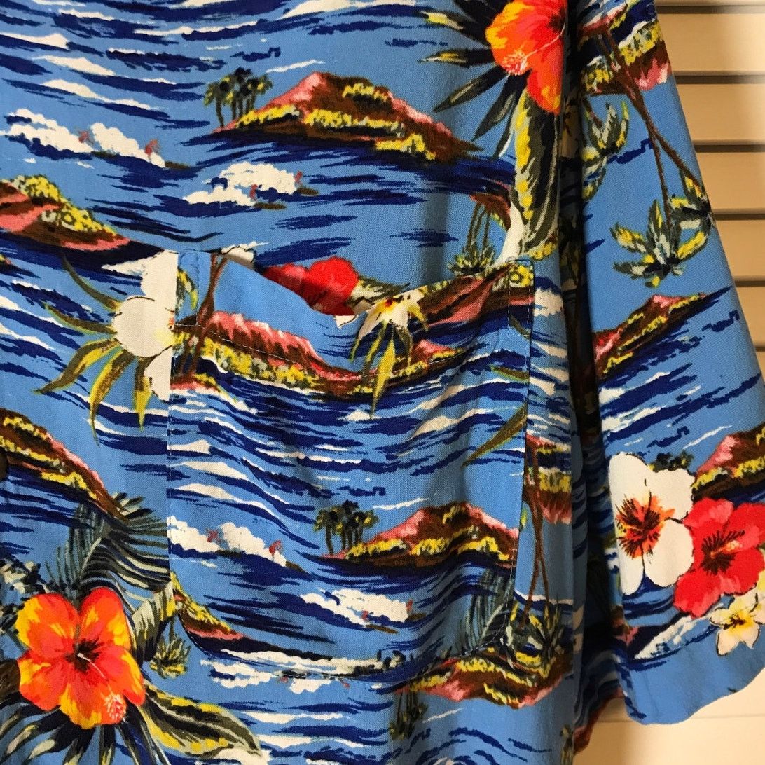 George George Hawaiian Collared Short-Sleeve Men Shirt 2XL Size US XXL / EU 58 / 5 - 7 Thumbnail