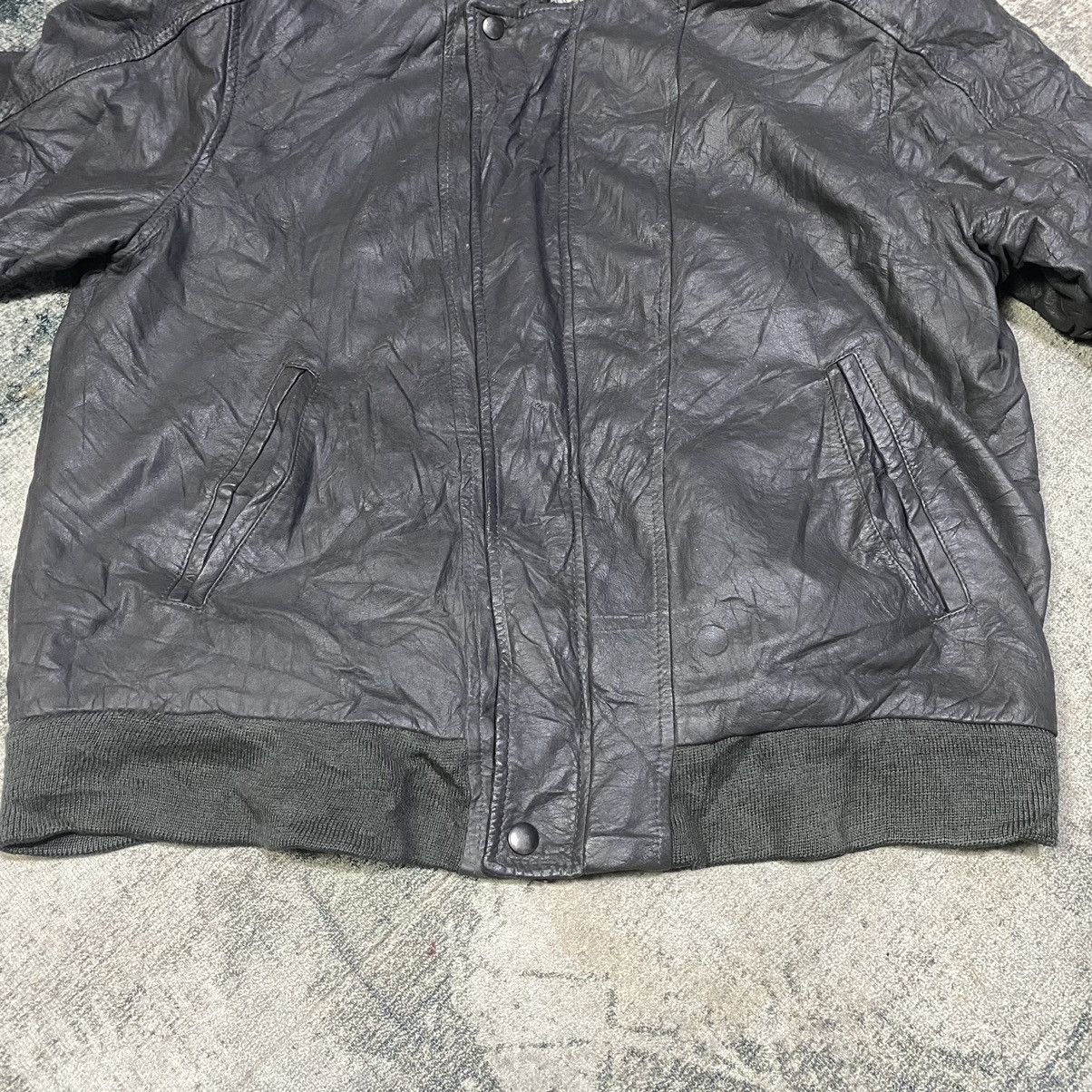 Japanese Brand Leather Zipper Jacket Size US M / EU 48-50 / 2 - 12 Thumbnail