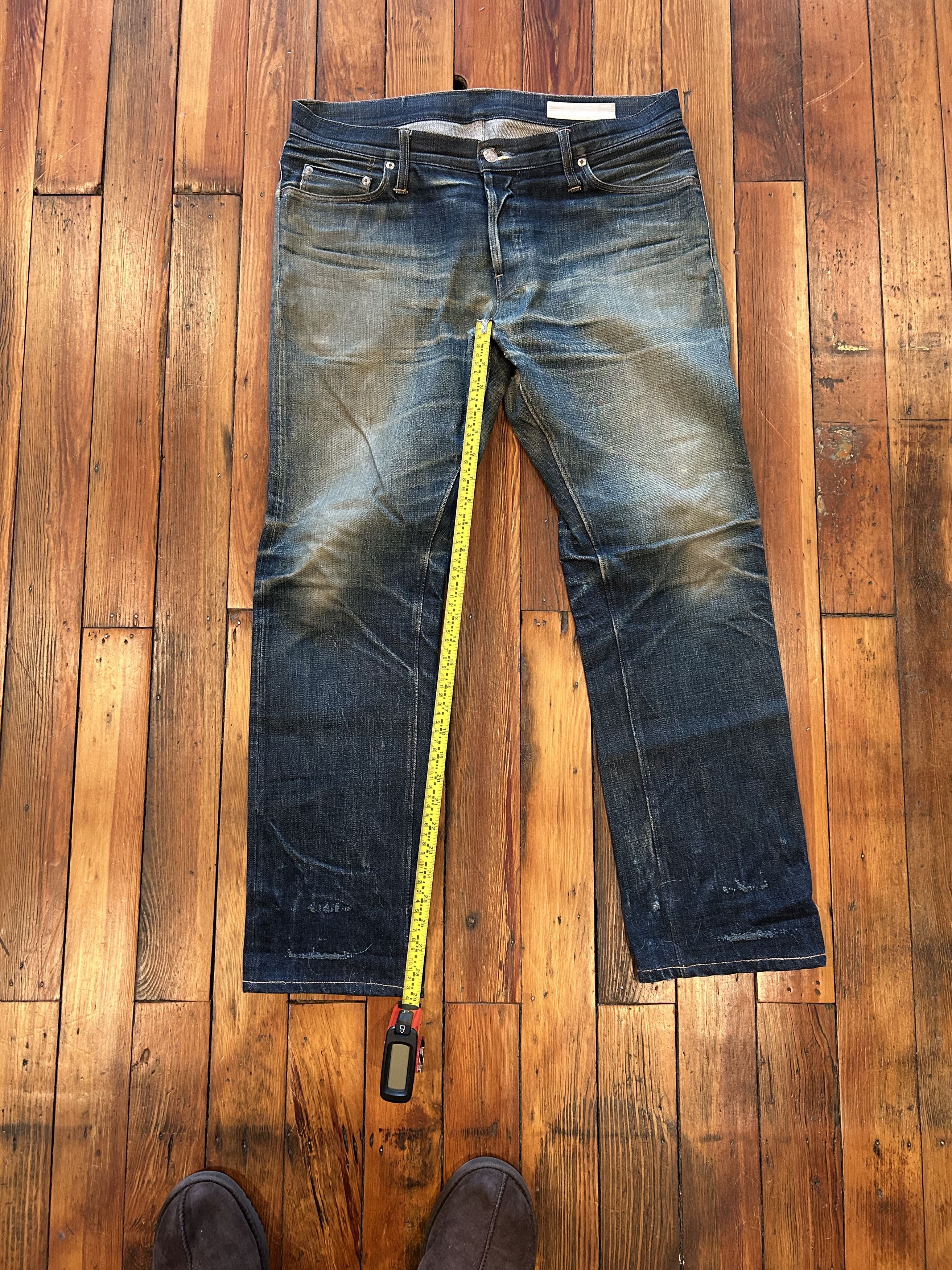 Big John Big John R009 (000) RARE JEANS SLIM Size US 34 / EU 50 - 6 Thumbnail