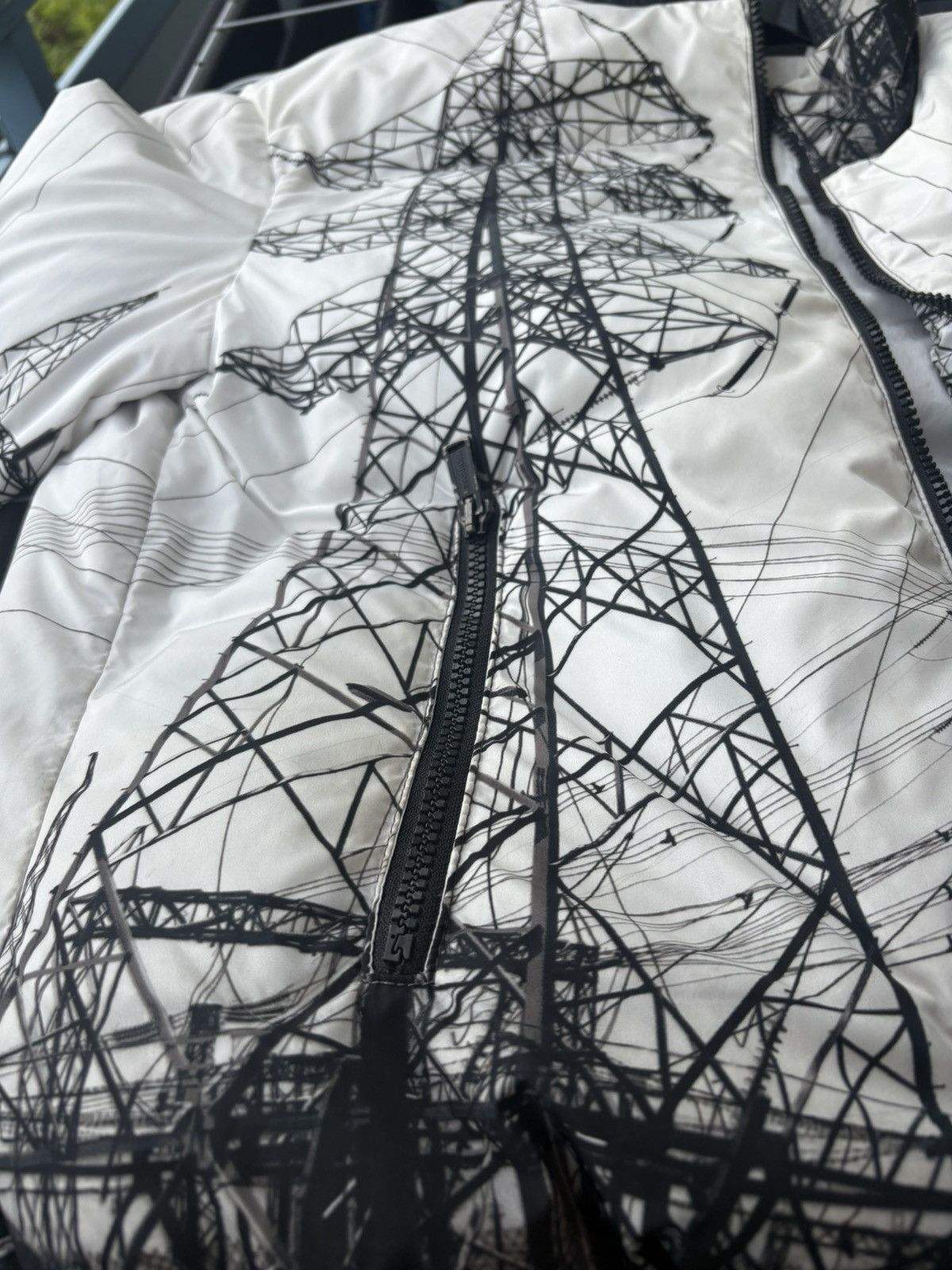 Dsquared2 DSQUARED2 "Electric Tower" Pylon Print Puffer Jacket it48 Size US M / EU 48-50 / 2 - 3 Thumbnail